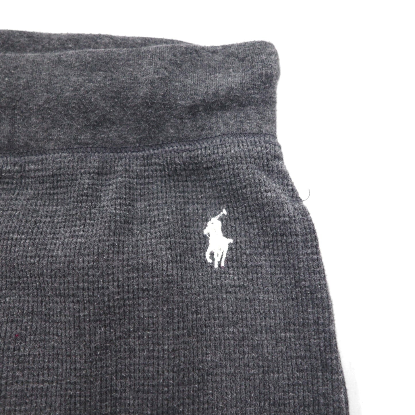 POLO RALPH LAUREN サーマル イージーパンツ ジョガーパンツ XL グレー スモールポニー刺繍 SLEEPWEAR
