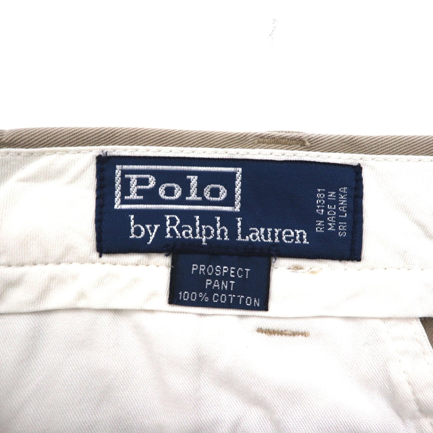 Polo Ralph Lauren 90年代 ポロチノ ワイド テーパード チノパンツ XL ベージュ CLASSIC POLO CHINO