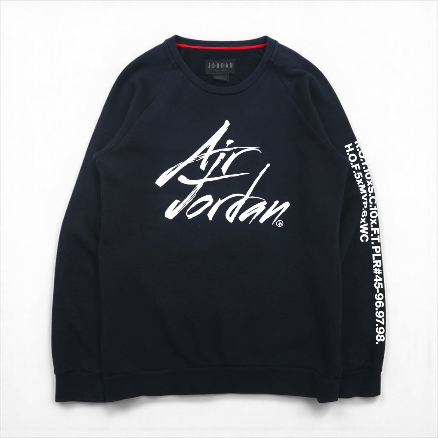JORDAN BRAND ( NIKE )  グレイテスト フリース スウェット トレーナー L ブラック JSW GREATEST FLC CREW 刺繍 AV6002-010