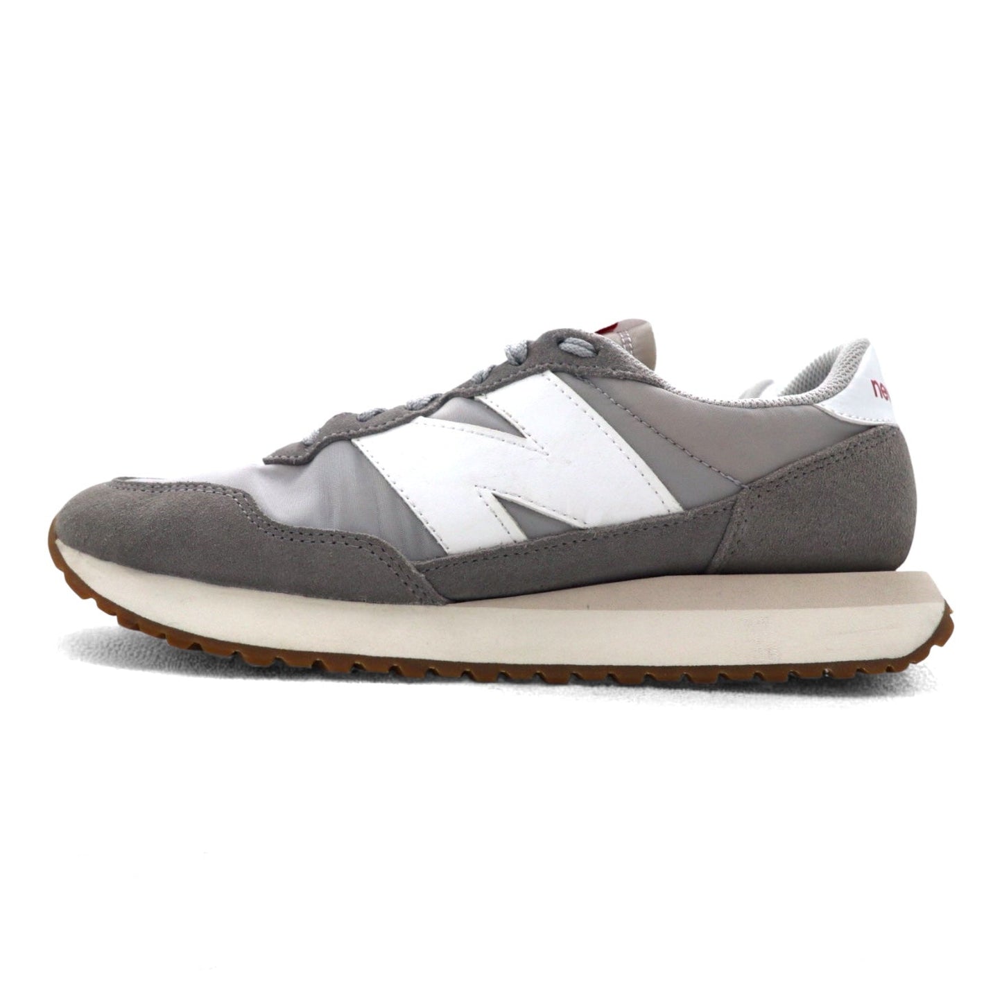 New Balance 237 Suede Sneakers, Size 26.5cm, Gray, MS237GE