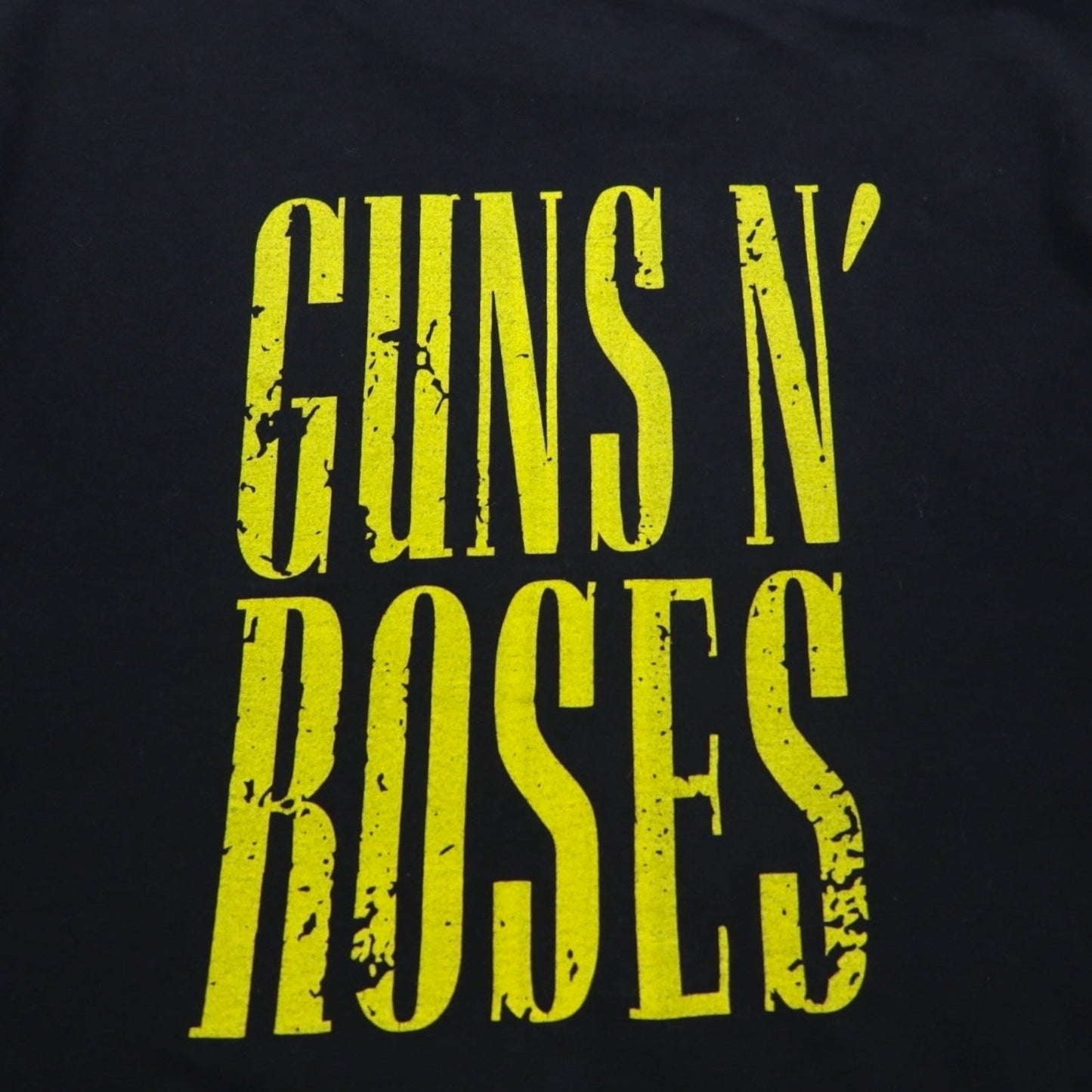 GUNS N' ROSES Made in Europe Rock Band T-Shirt, Size M, Black, Cotton, Double-Sided Print, Cool Tee