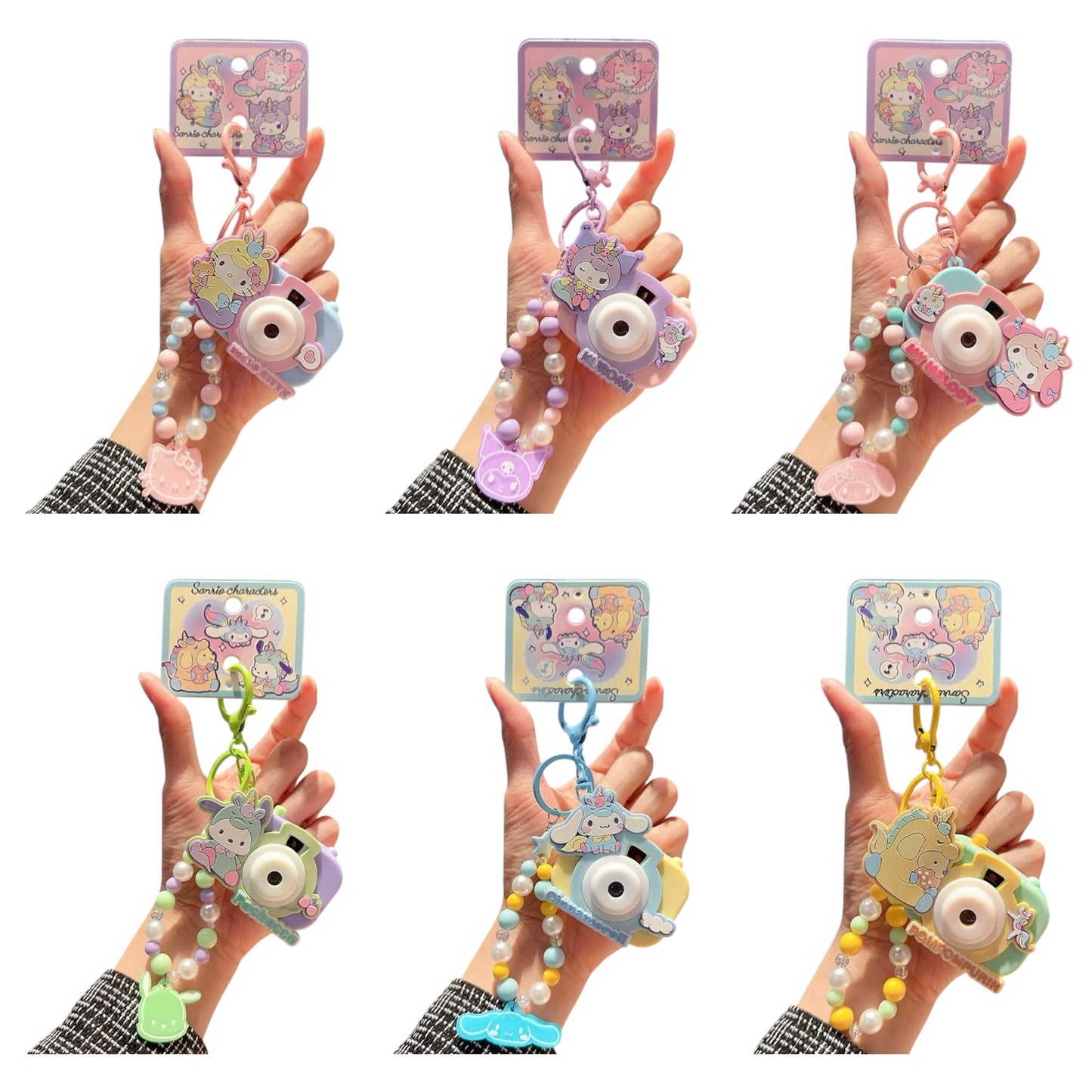 Sanrio Camera Beads Keychain / サンリオカメラビーズキーチェーン