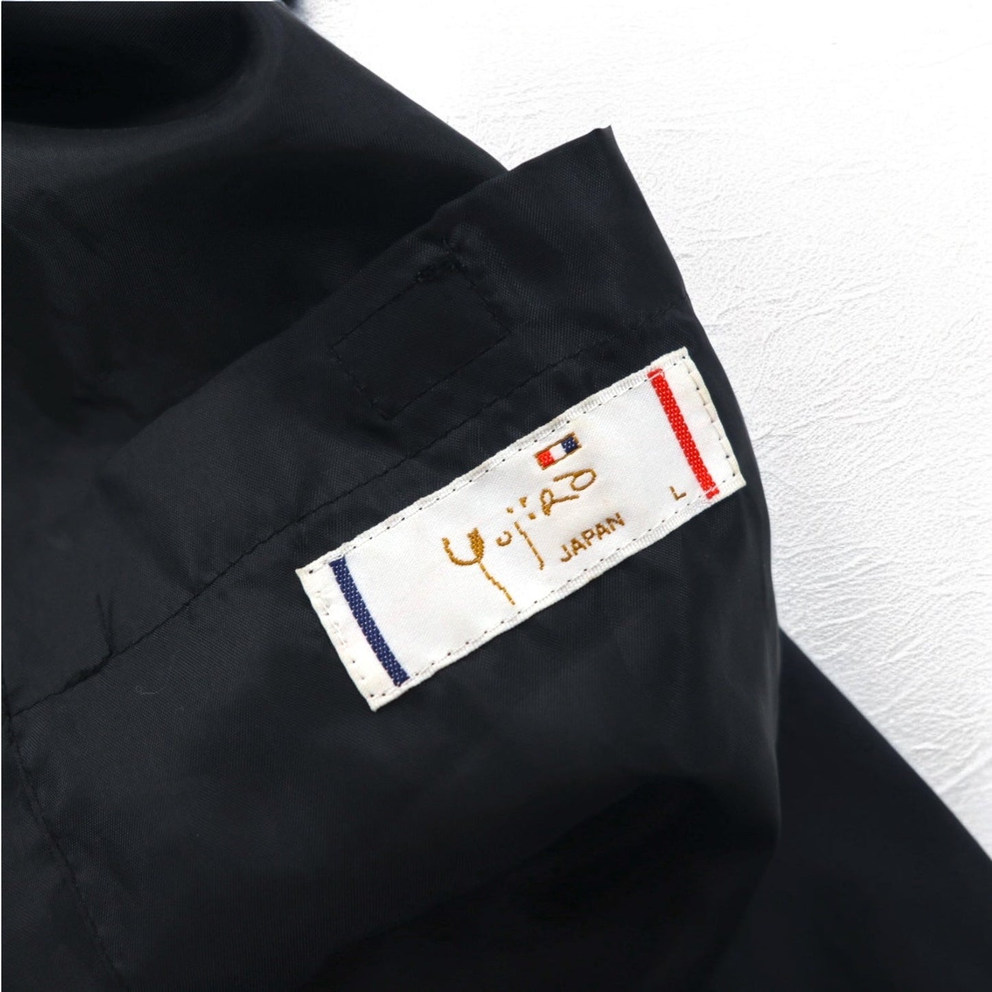 YUJIRO ISHIHARA Nylon Jacket, Size L, Black, Official Item of the Yujiro Ishihara Memorial Museum, Made in Japan