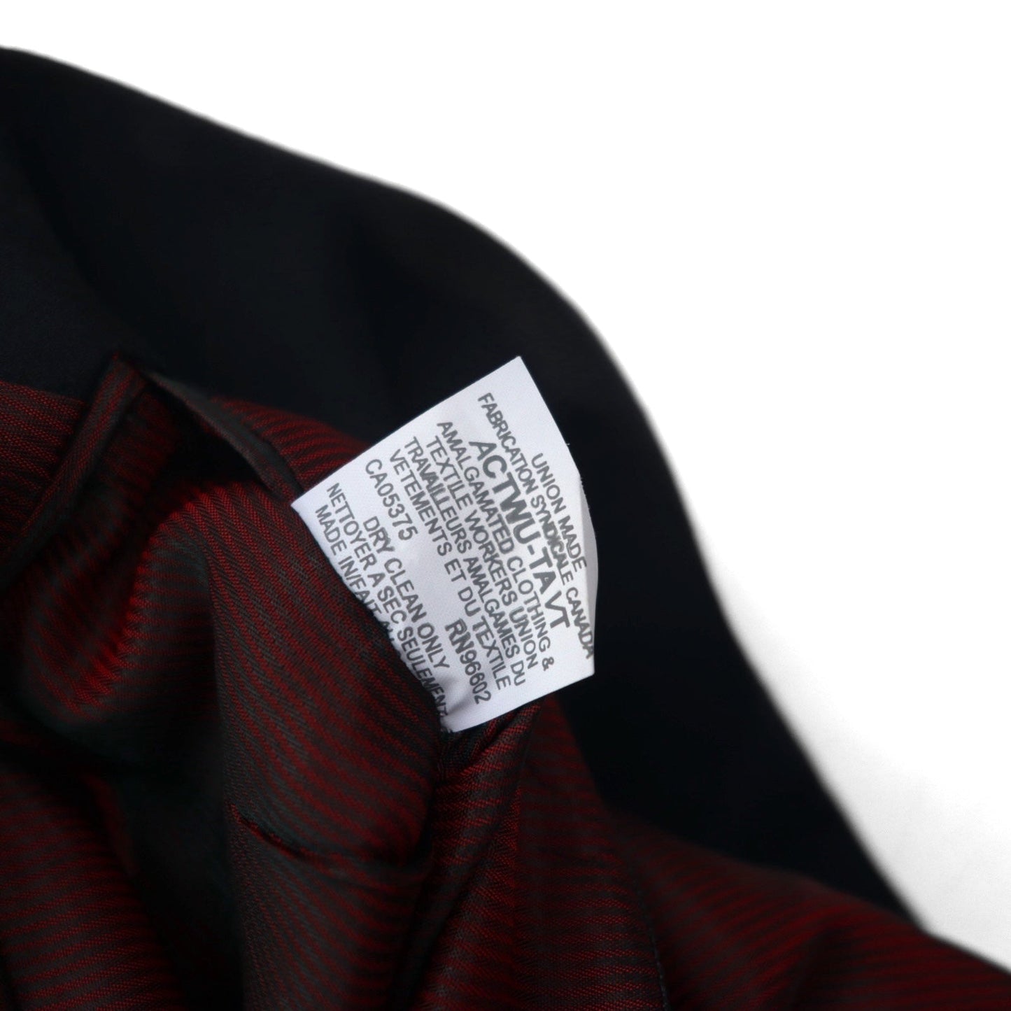 80s Canada Vintage Blazer Hyde Park ブレザー ピークドラベル ダブル テーラードジャケット XL ネイビー ACTWUタグ 紺ブレ 80年代 カナダ製