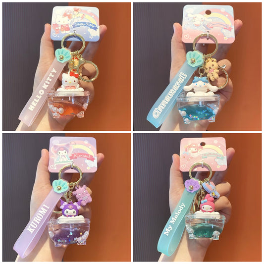 Sanrio Bath Tub 3D Keyring / サンリオバスタブ3Dキーリング
