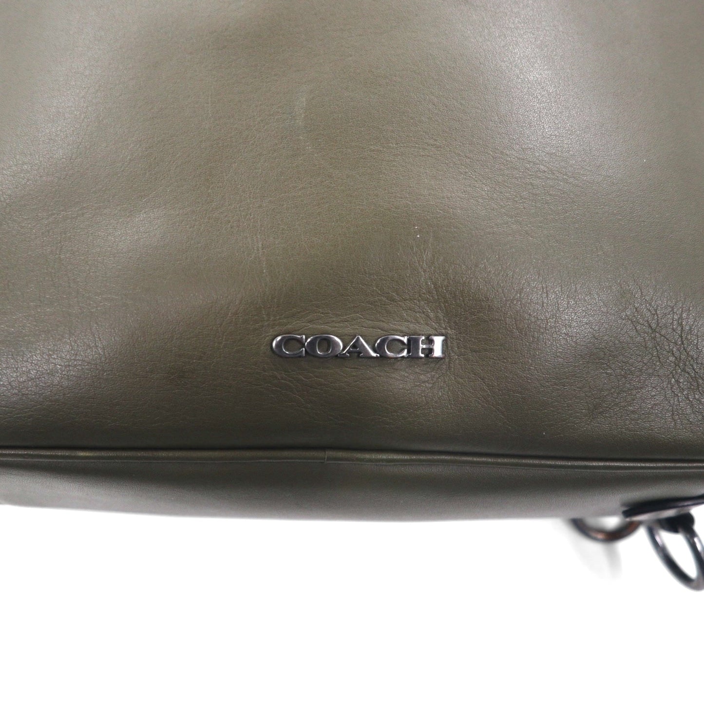 COACH Graham Convertible 3-Way Backpack with Briefcase in Khaki Smooth Calfskin Leather (C6877)