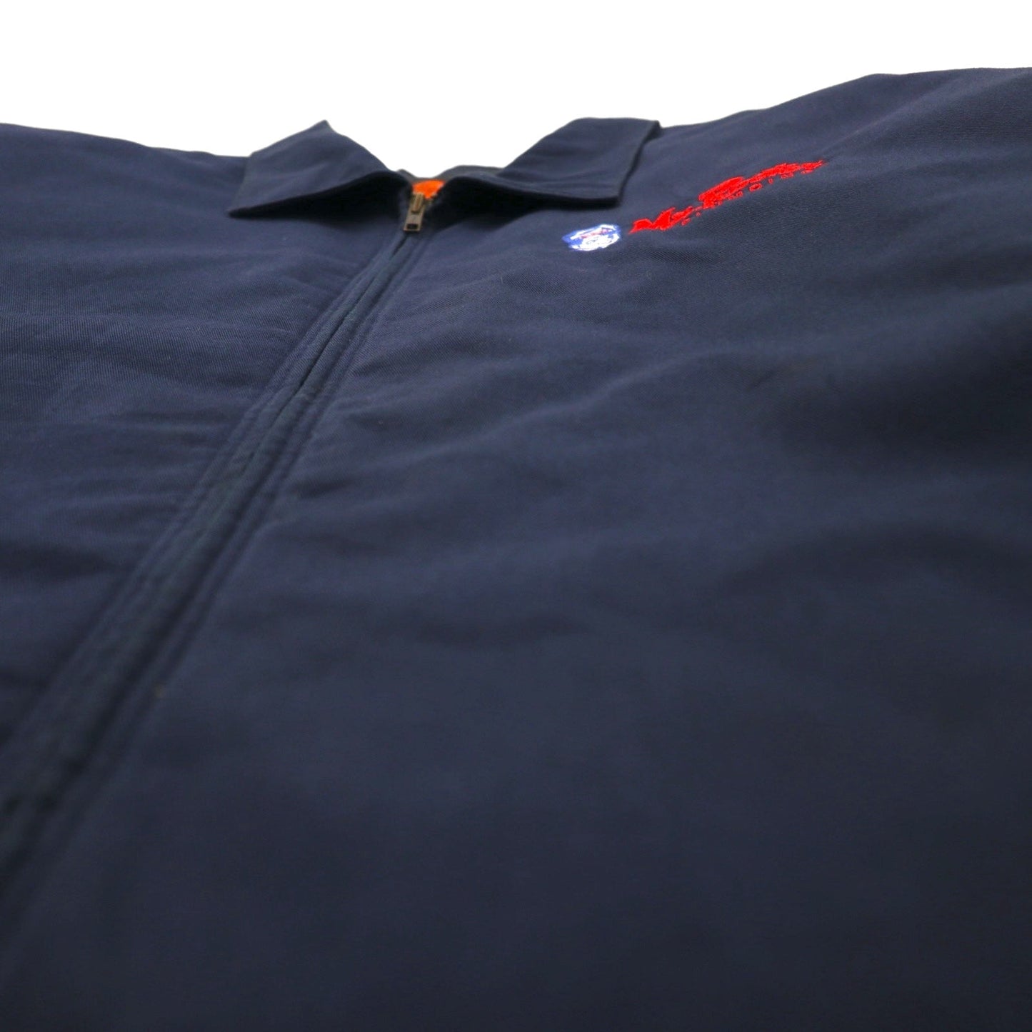 RED KAP ワークジャケット ジップアップブルゾン XL ネイビー JT22NV Mr. Rooter ワンポイント刺繍