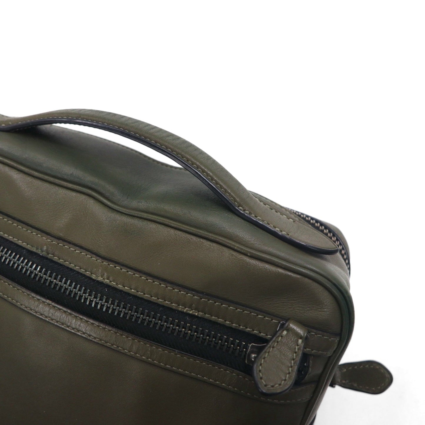 COACH Graham Convertible 3-Way Backpack with Briefcase in Khaki Smooth Calfskin Leather (C6877)