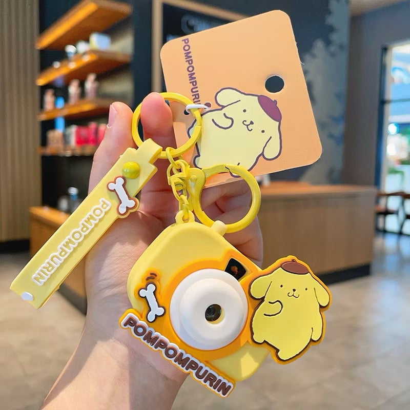 Sanrio Camera 3D Keyring Pastel / サンリオカメラ3Dキーリング パステル