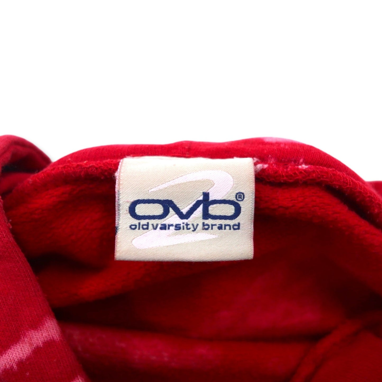 ovb (old varsity brand) Tie-Dye College Pullover Hoodie, XL, Red, Ohio State