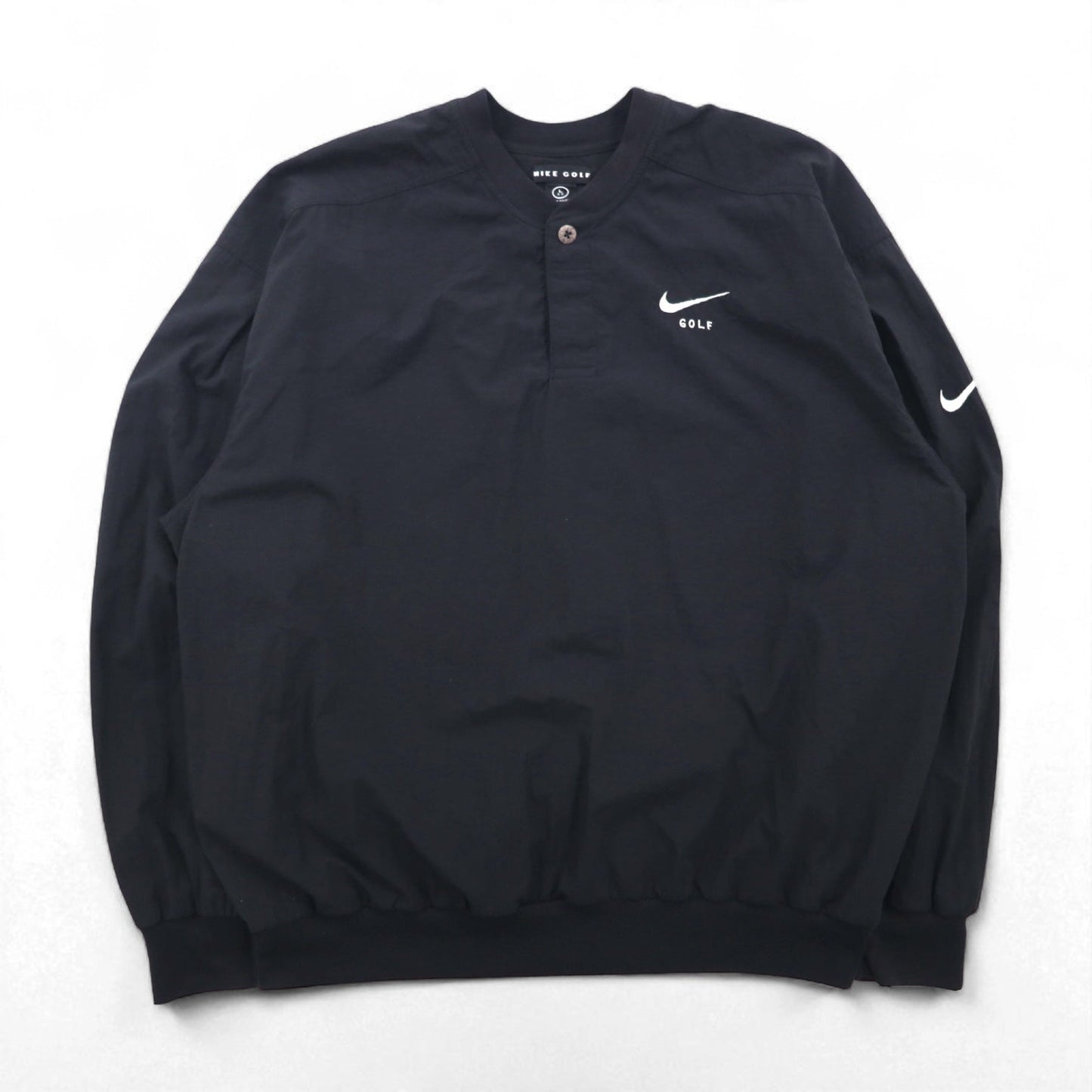 NIKE ピステ プルオーバー ナイロンジャケット ジャージ L ブラック スウォッシュ