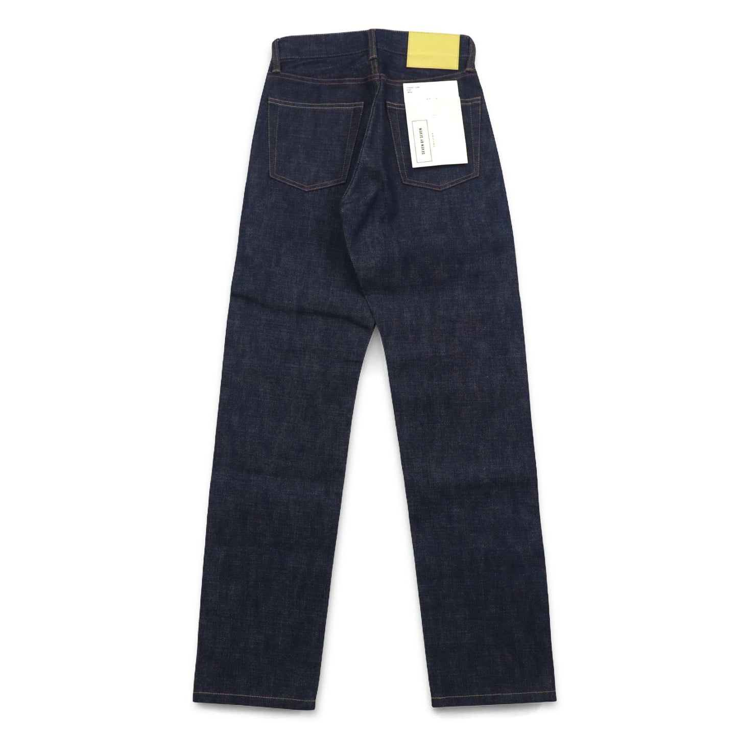 SEVEN BY SEVEN リジッド デニムパンツ S ブルー セルビッヂ 赤耳 800-9240077 日本製 未使用品