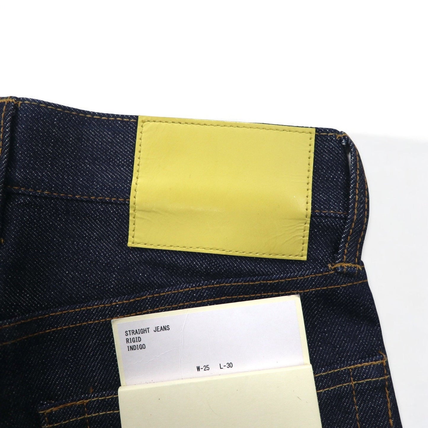 SEVEN BY SEVEN リジッド デニムパンツ S ブルー セルビッヂ 赤耳 800-9240077 日本製 未使用品
