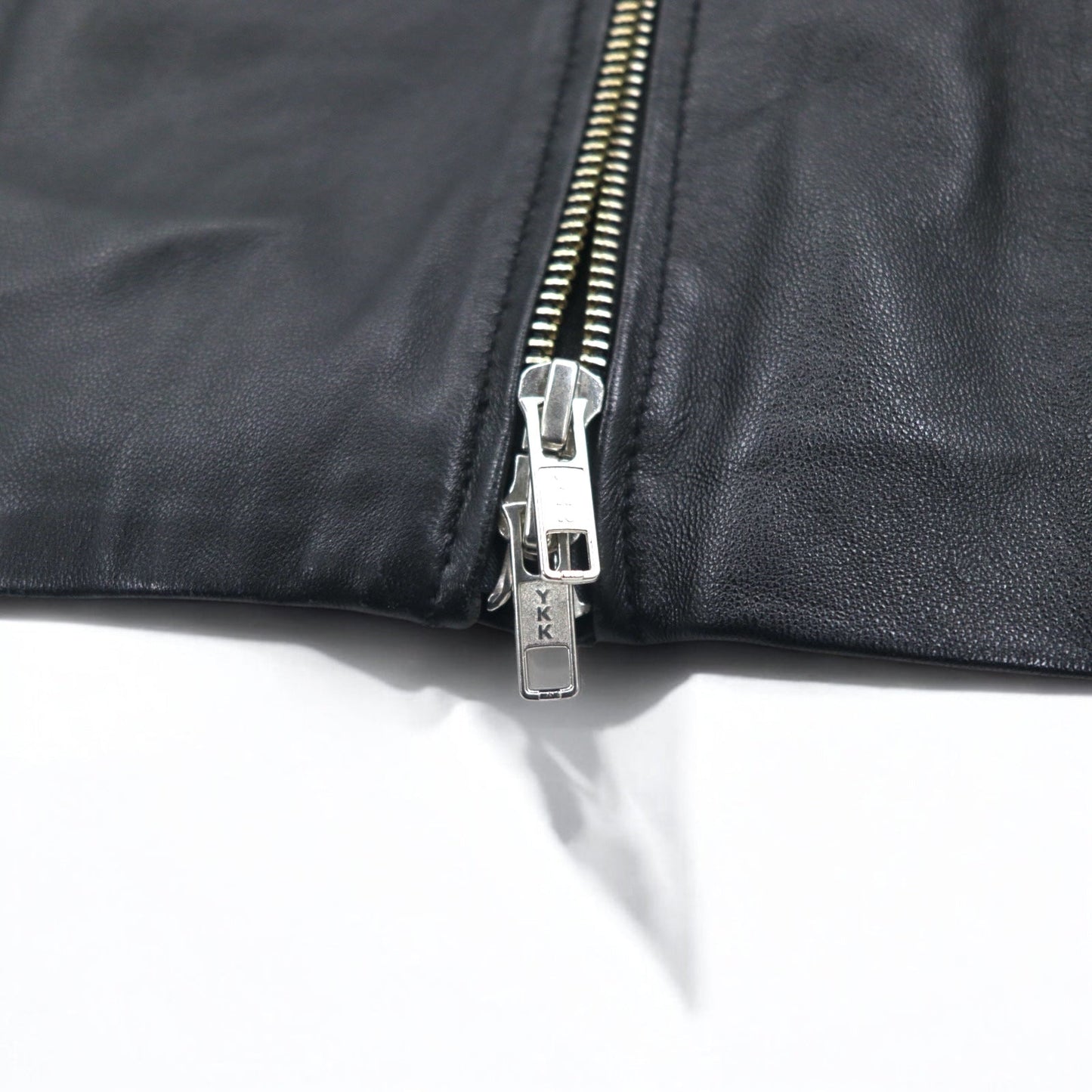 items URBAN RESEARCH ラムレザー ダブル ライダースジャケット S ブラック 羊革 ダブルジップ WH73-27M001
