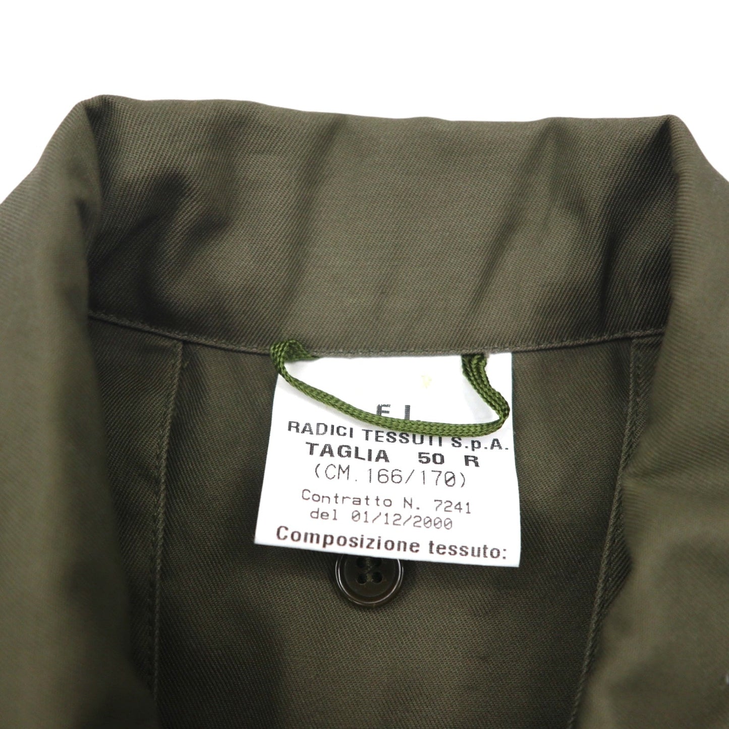 Vintage Italian Army M-90 Field Jacket Radici Tessuti 00年代 ミリタリー イタリア軍 フィールドジャケット L ドローコード エポレット