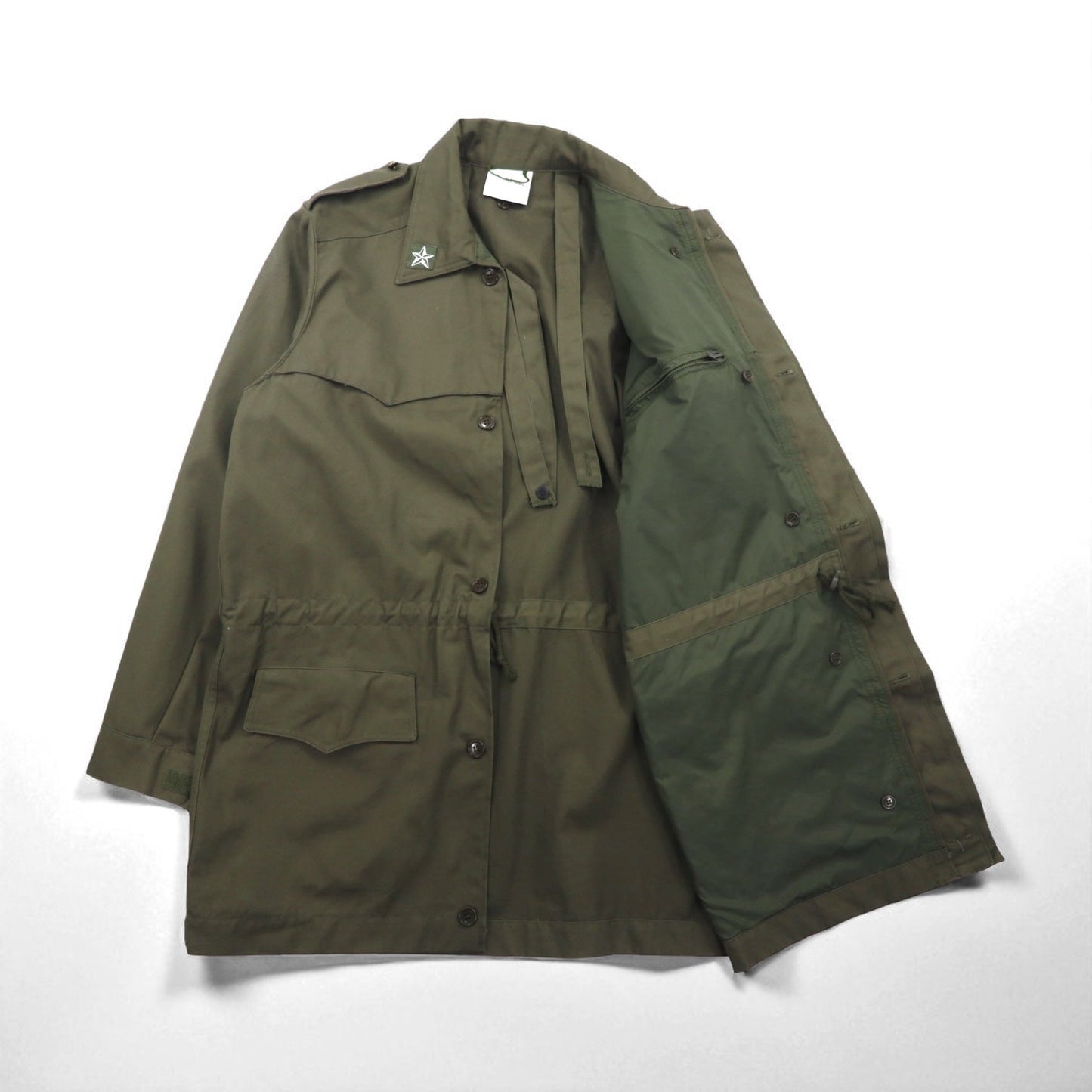 Vintage Italian Army M-90 Field Jacket Radici Tessuti 00年代 ミリタリー イタリア軍 フィールドジャケット L ドローコード エポレット