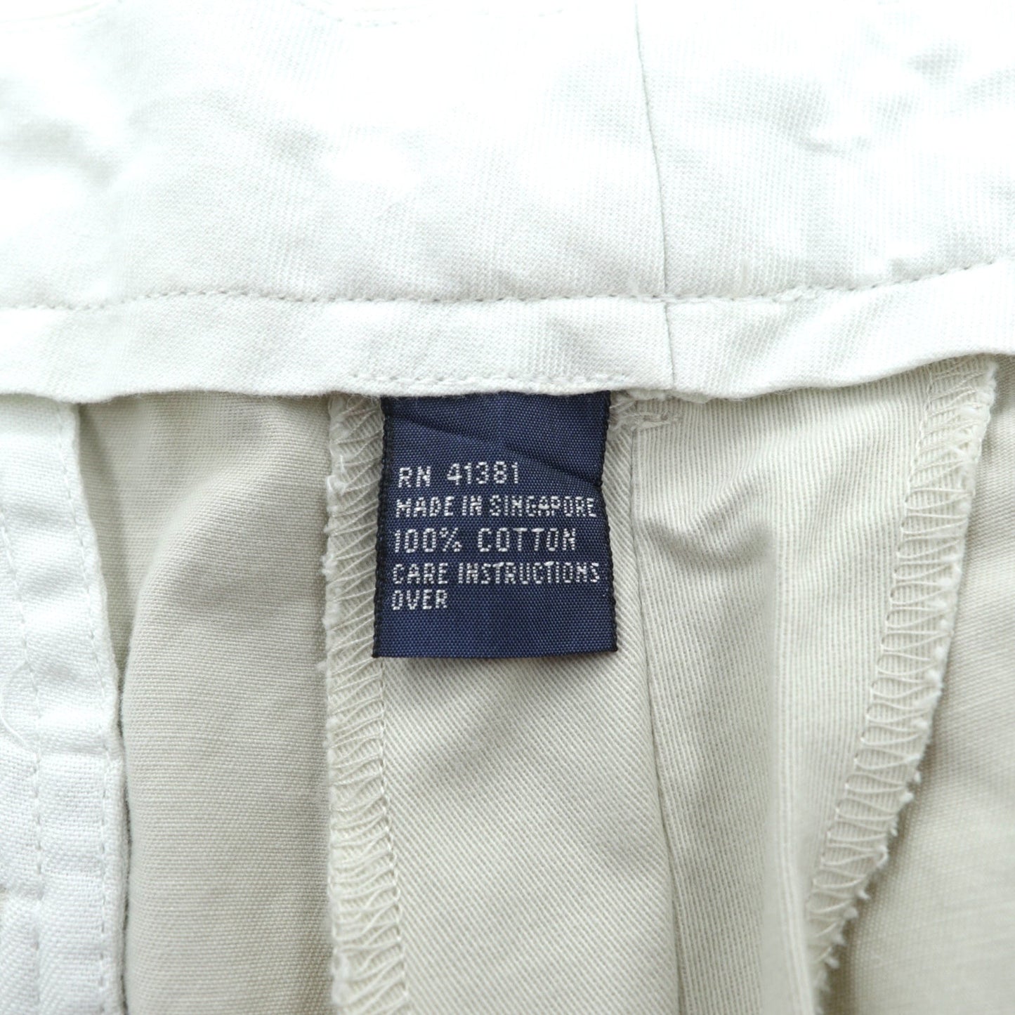 Polo Ralph Lauren 90年代 ポロチノ 2タック ワイド チノパンツ スラックス L ベージュ コットン