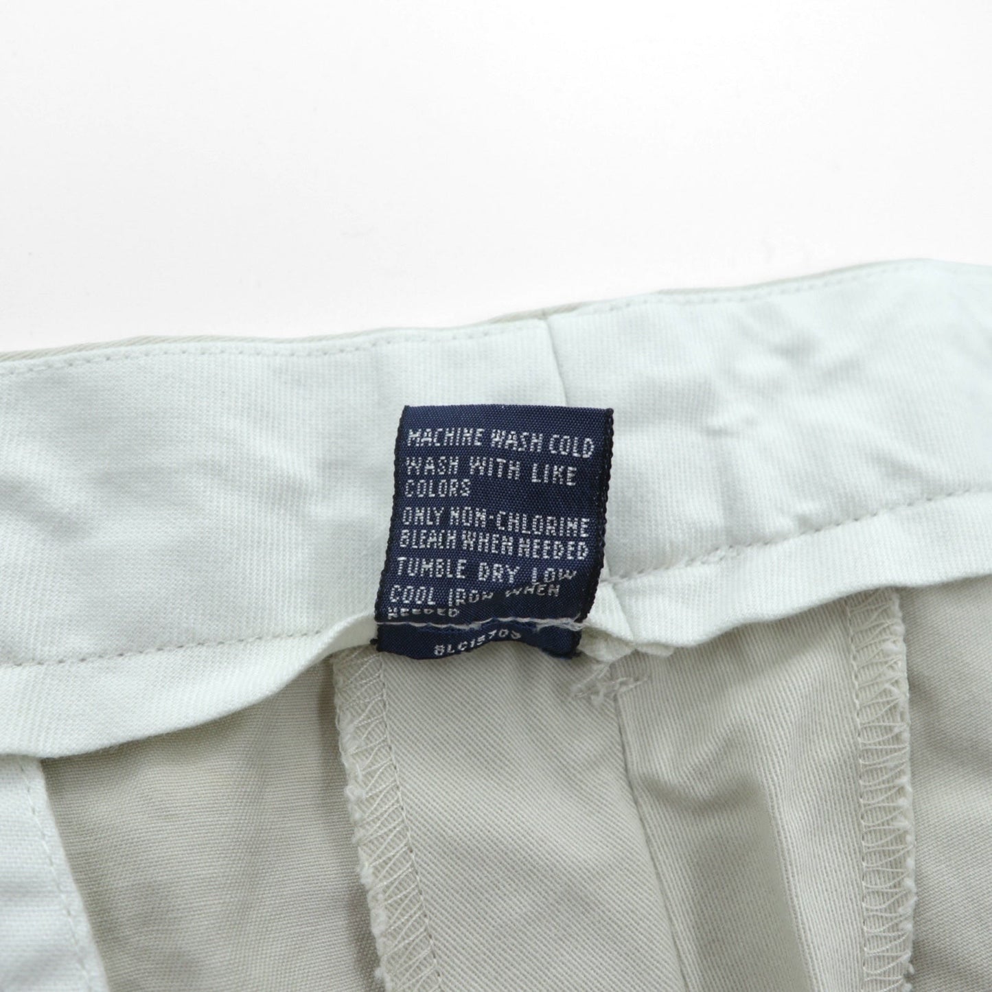 Polo Ralph Lauren 90年代 ポロチノ 2タック ワイド チノパンツ スラックス L ベージュ コットン