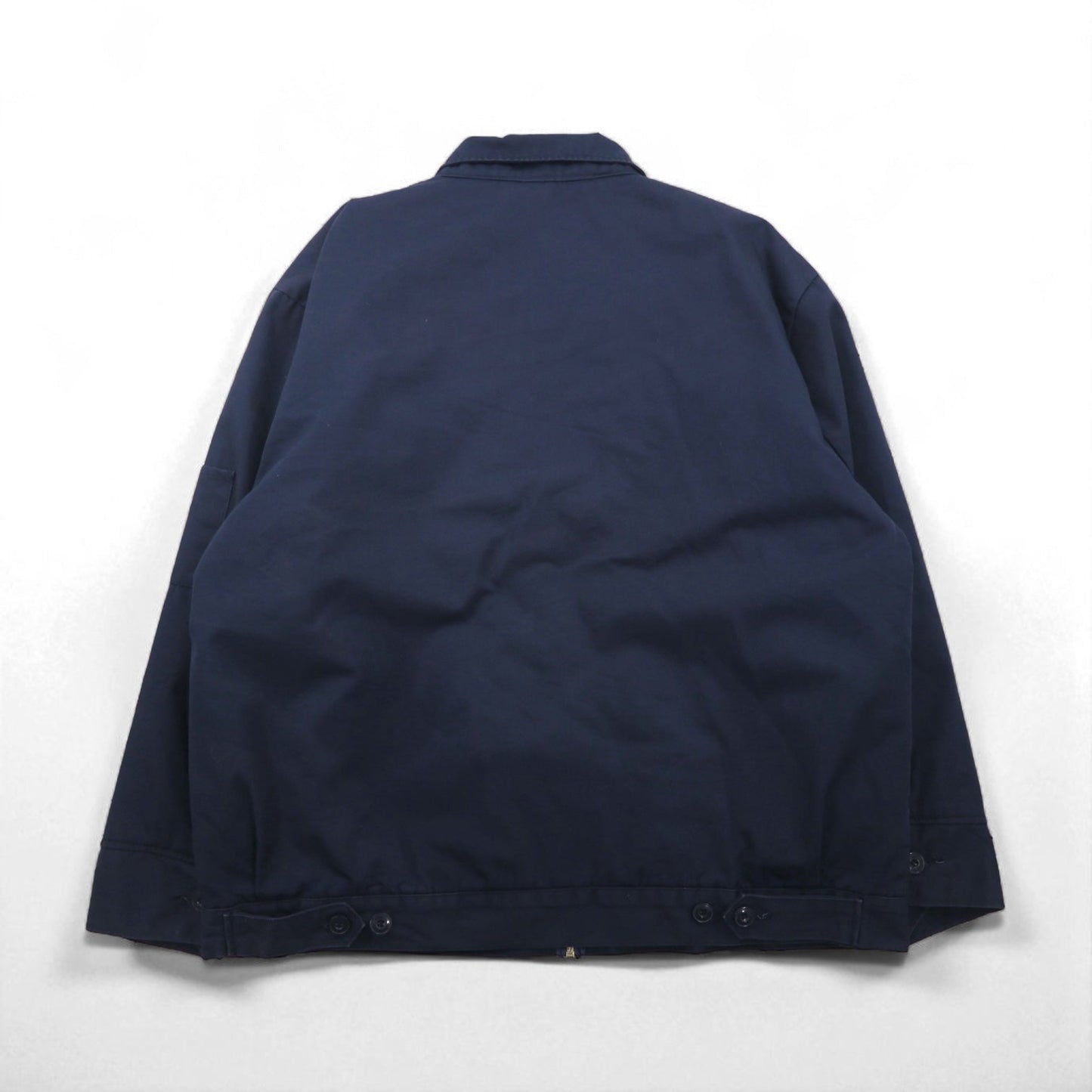 Dickies ワークジャケット ハリントンジャケット ジップアップブルゾン XL ネイビー