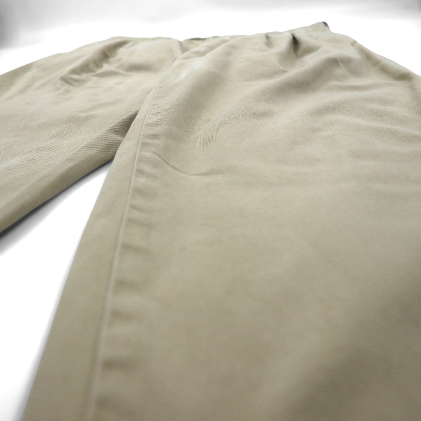 Polo Ralph Lauren 90年代 2タック ワイド チノパンツ L ベージュ コットン プリーツ