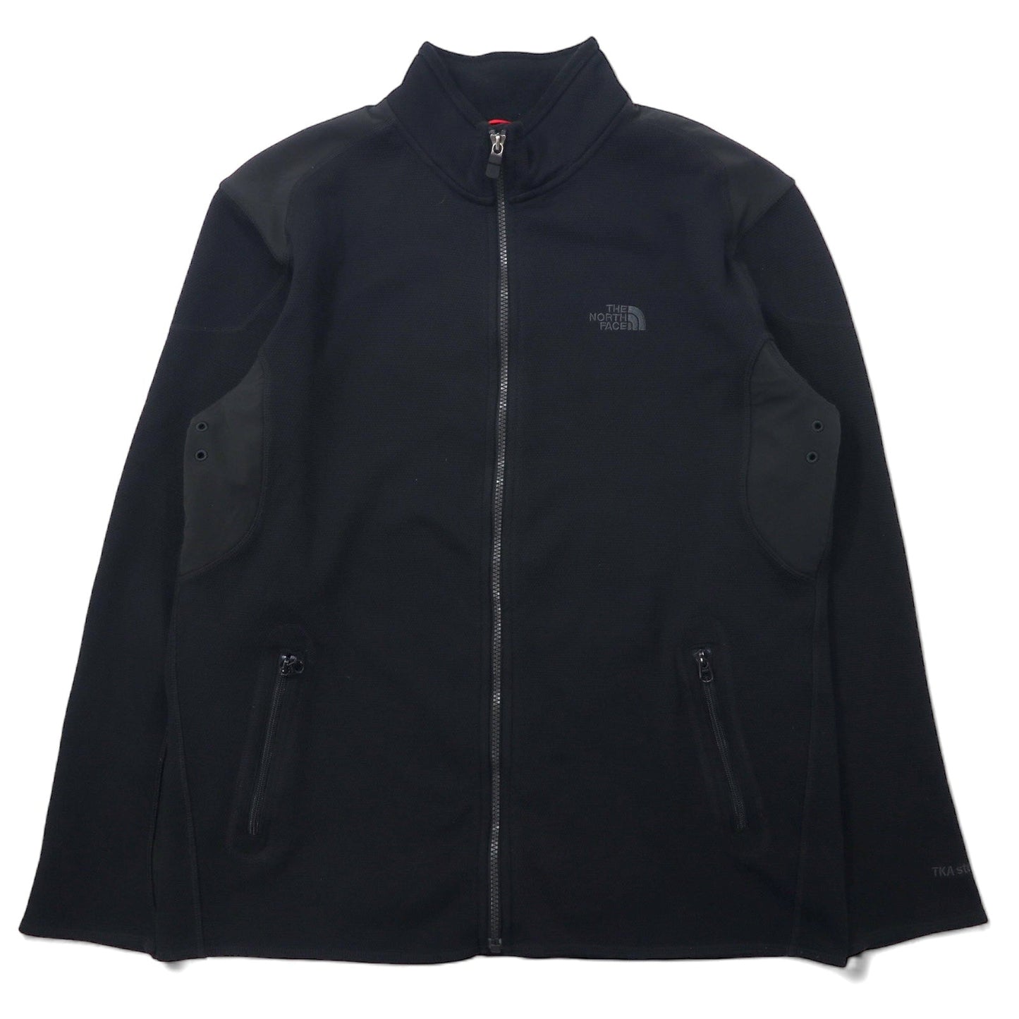 THE NORTH FACE ステルスジャケット ソフトシェルジャケット L ブラック ポリエステル フリースライナー US規格 TKA stealth