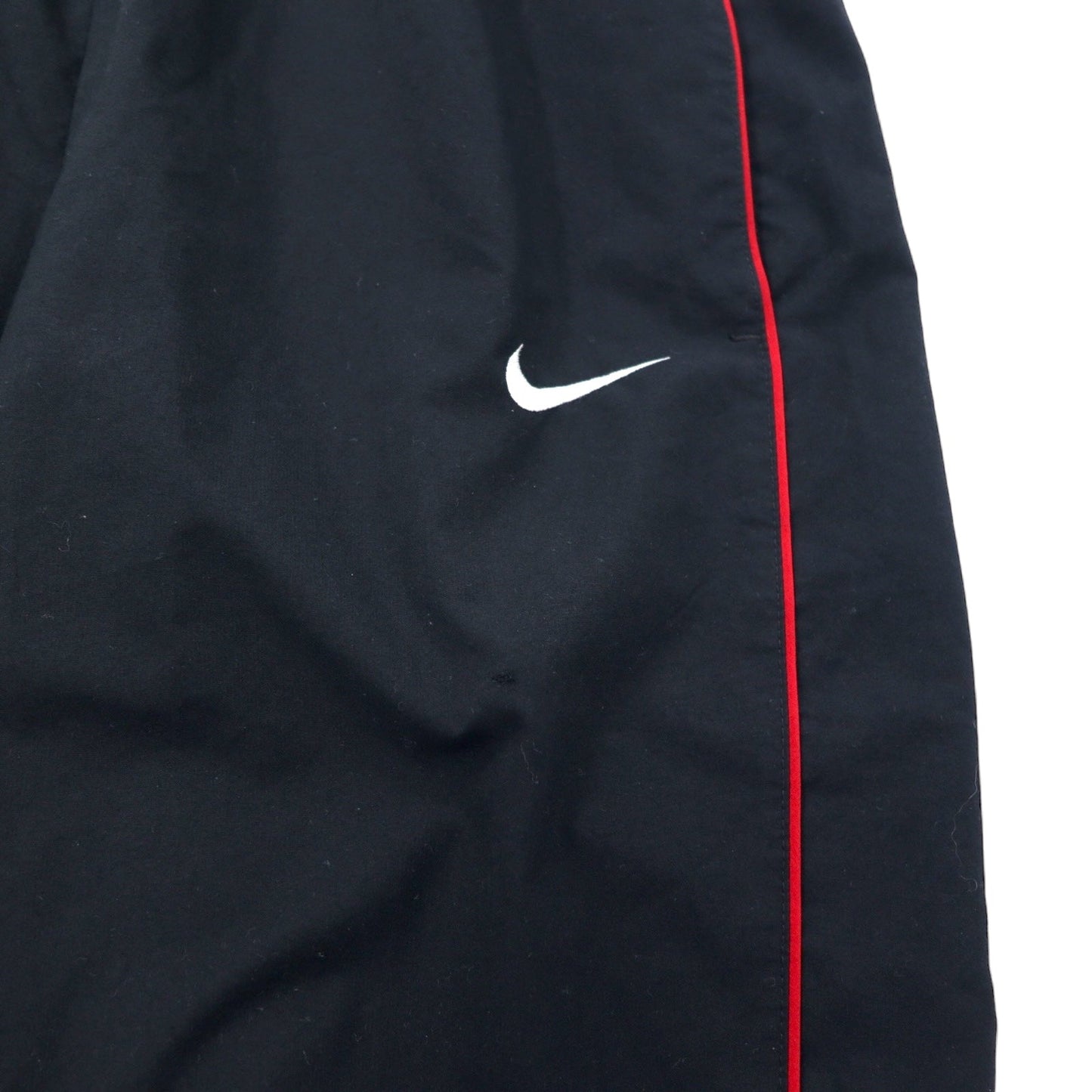 NIKE トラックパンツ ジャージ L ブラック ポリエステル サイドライン スウォッシュロゴ 刺繍 329354-648