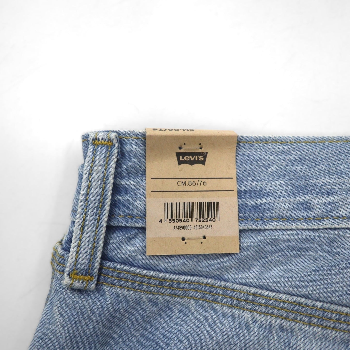 Levi's SILVERTAB シルバータブ  BAGGY CARPENTER バギー デニムパンツ ジーンズ L インディゴ ワイド A7489-0000 未使用品