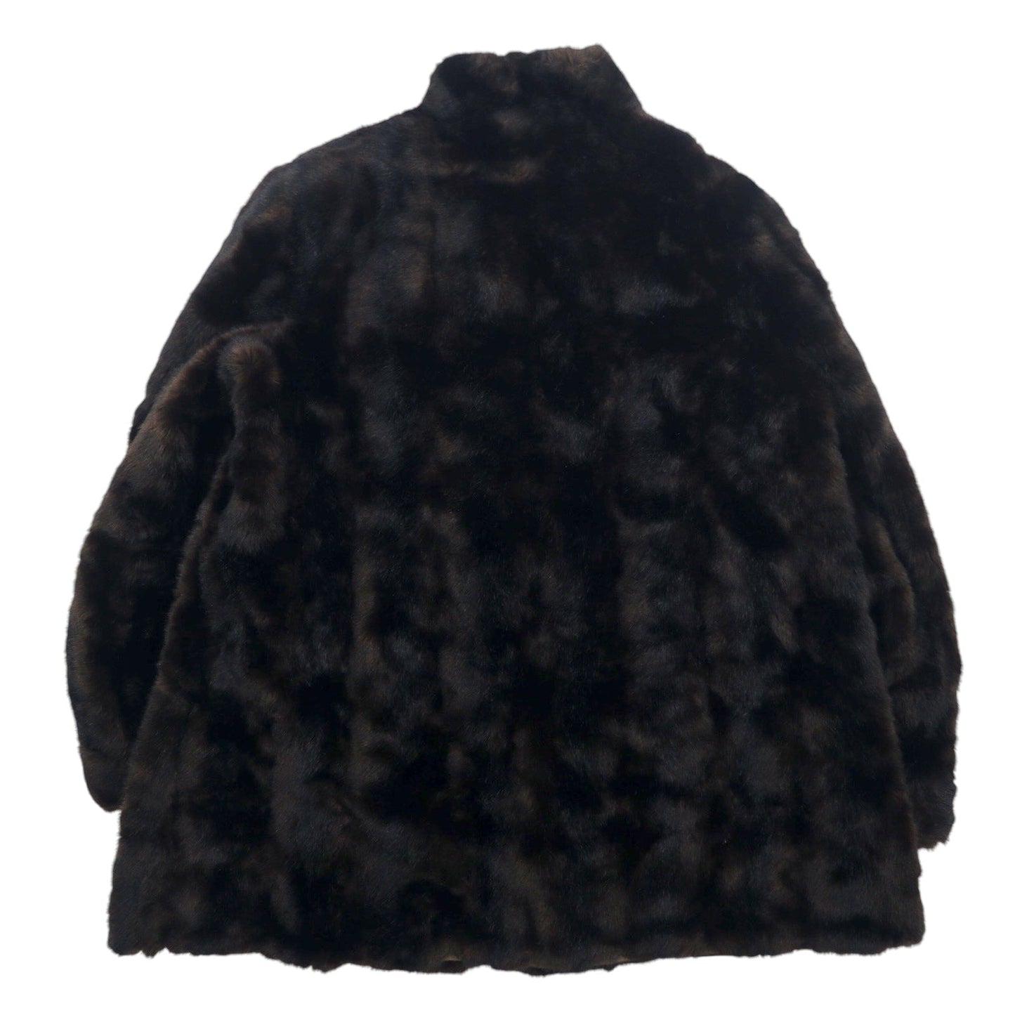 USA製 60年代 L.L.BERGER フェイクファージャケット L ブラウン アクリル ILGWU  ユニオンメイド tissavel FRANCE