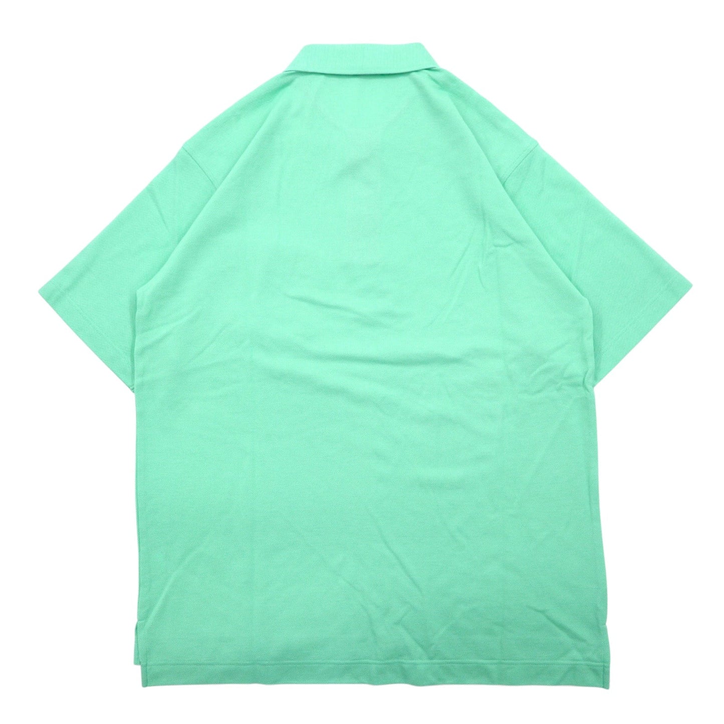BURBERRY LONDON Pique Polo Shirt, Size L, Green, Cotton, Pocket, Made in Japan, Unused