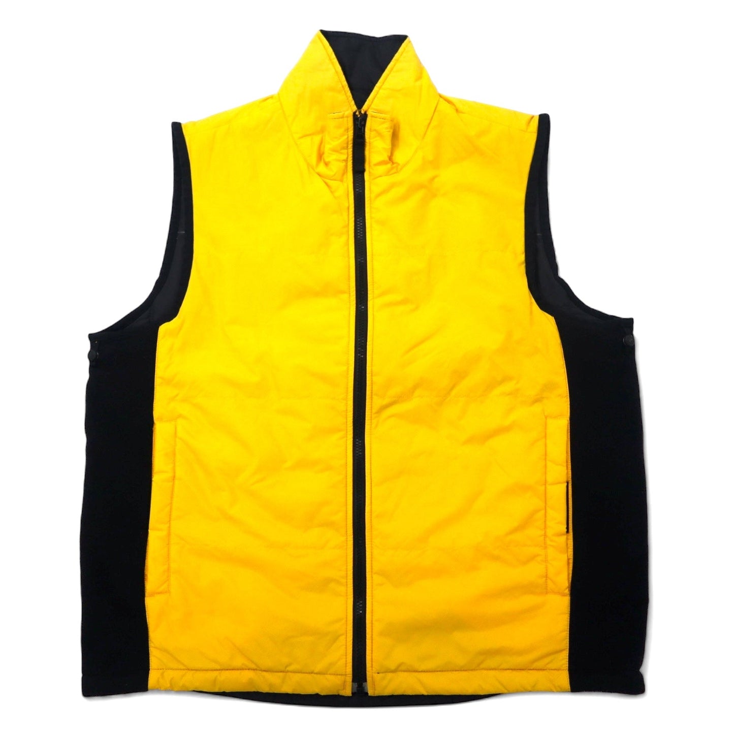 NAUTICA COMPETITION Reversible Fleece and Nylon Vest, Size L, Yellow
