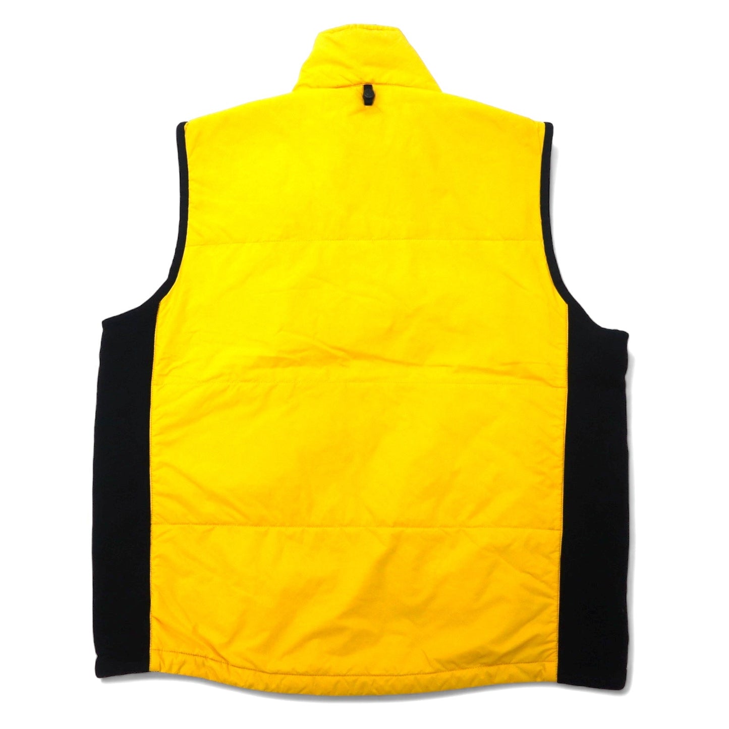 NAUTICA COMPETITION Reversible Fleece and Nylon Vest, Size L, Yellow