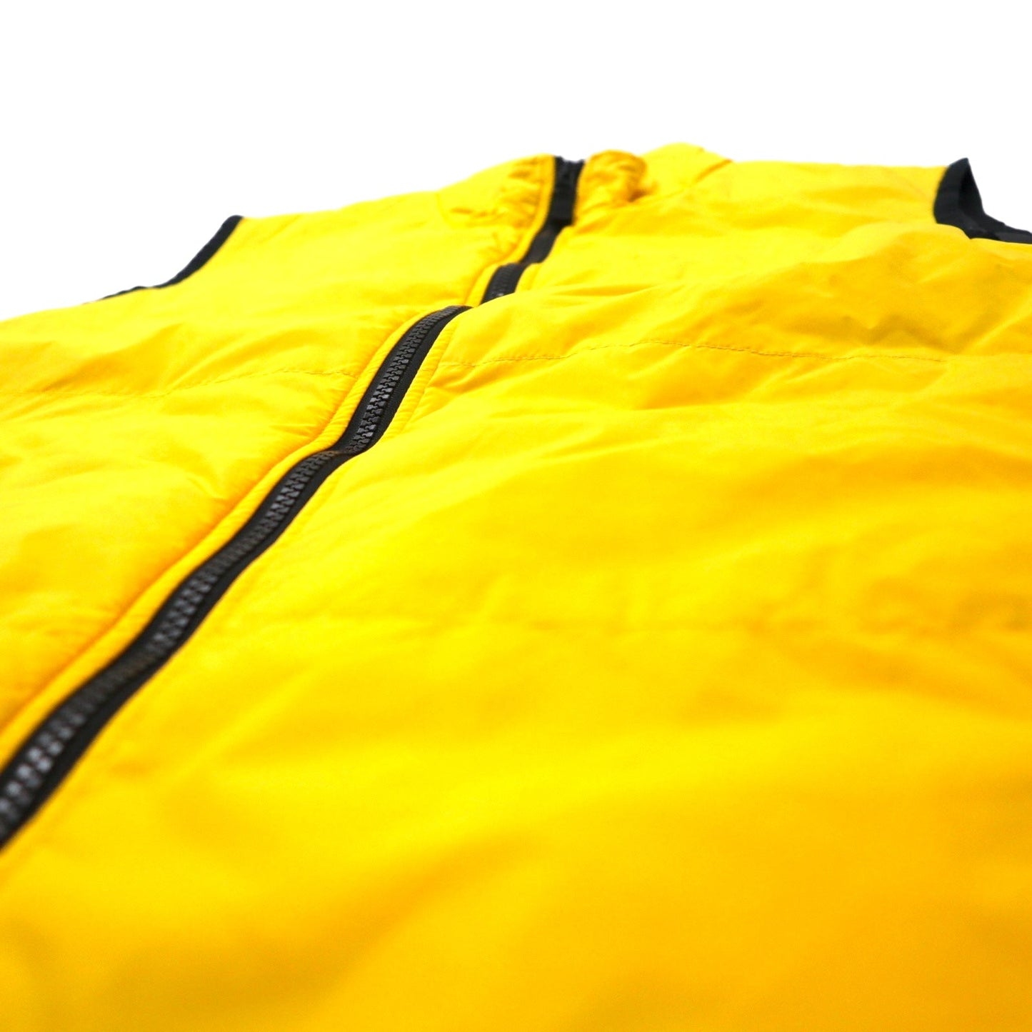 NAUTICA COMPETITION Reversible Fleece and Nylon Vest, Size L, Yellow