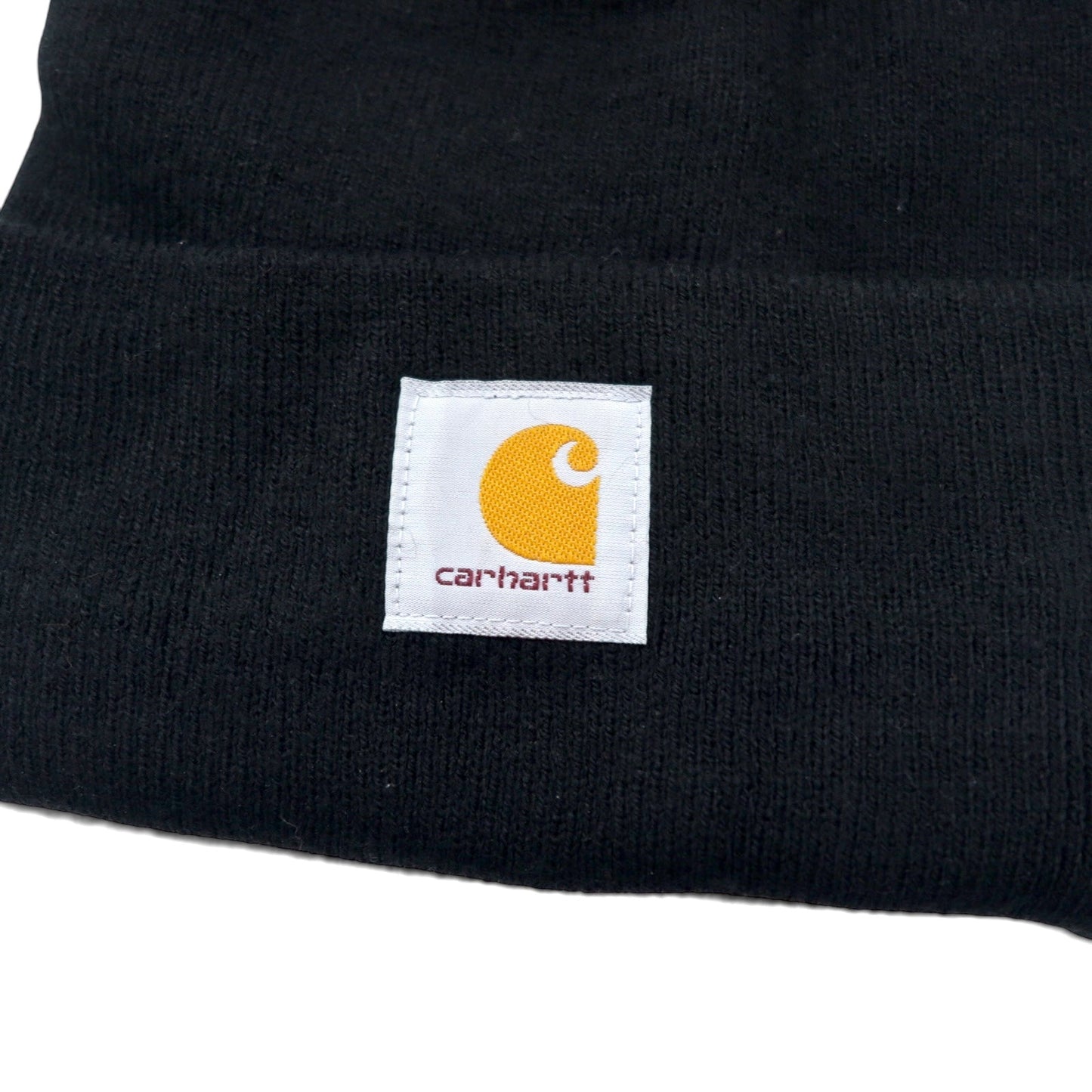 Carhartt ONE Black Acrylic Madison Logo Beanie, Made in Canada