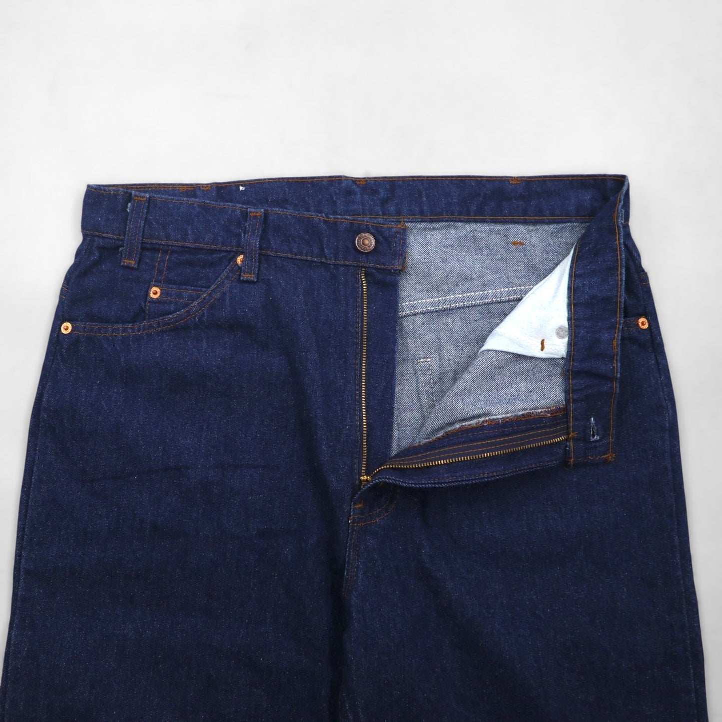 Levi's 80年代 USA製 509 デニムパンツ ジーンズ L インディゴ 40509-0215 オレンジタブ 濃紺 ジッパーフライ レザーパッチ