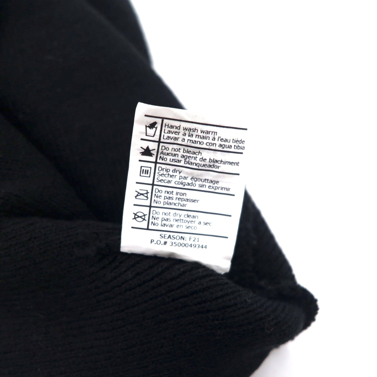 Carhartt ONE Black Acrylic Madison Logo Beanie, Made in Canada
