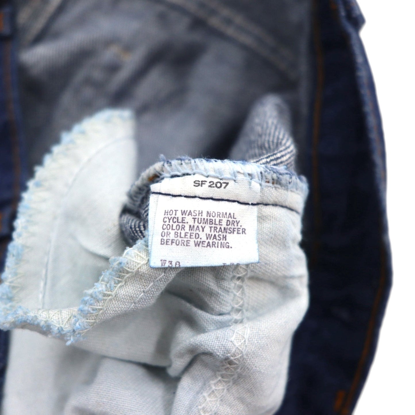 Levi's 80年代 USA製 509 デニムパンツ ジーンズ L インディゴ 40509-0215 オレンジタブ 濃紺 ジッパーフライ レザーパッチ