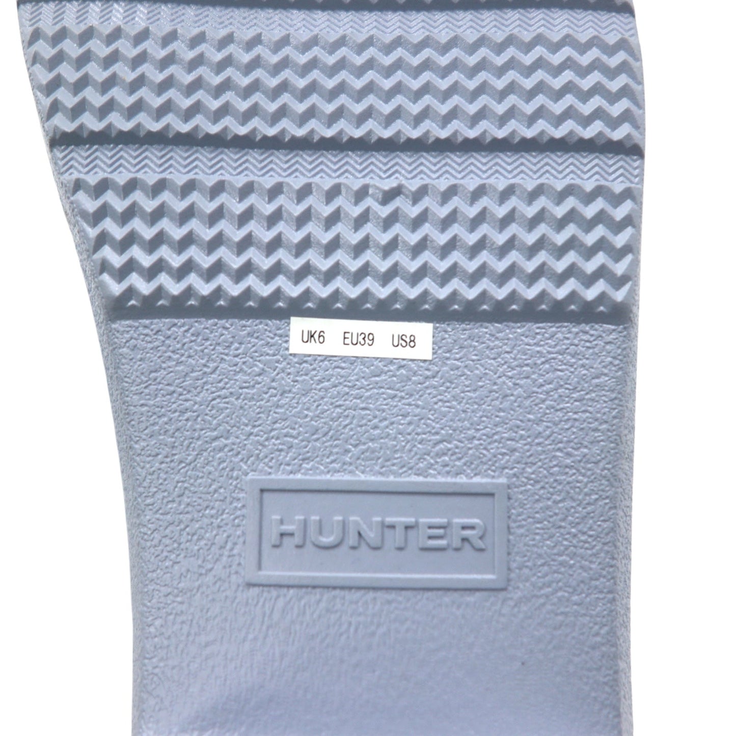 HUNTER Refined Low Heel Biker Gloss Duo REF LOW HEEL BIKER GLOSS DUO Rubber Boots/Rain Boots, Size 25cm, Gray, WFS2037DUO