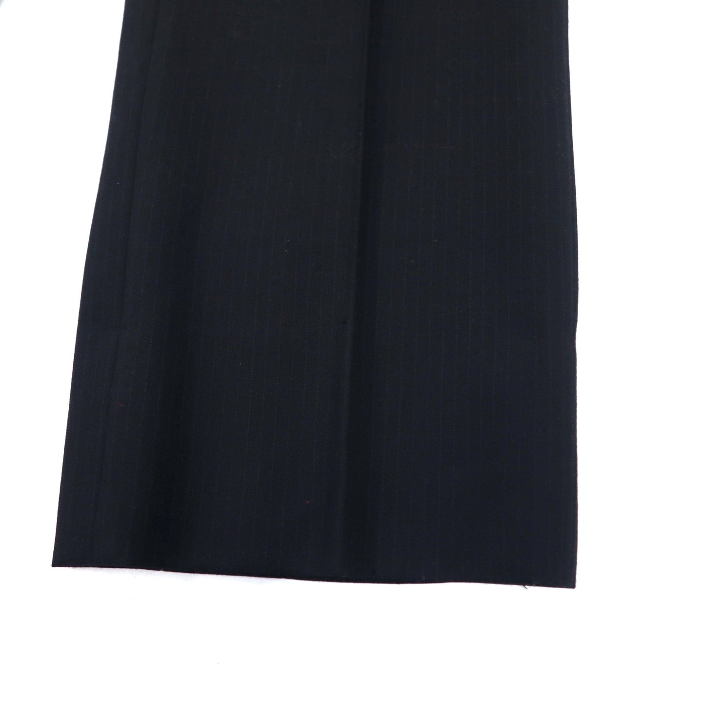 BURBERRY BLACK LABEL 3B Suit, Size 42R, Black Striped Wool, Super 100s, Made in Japan