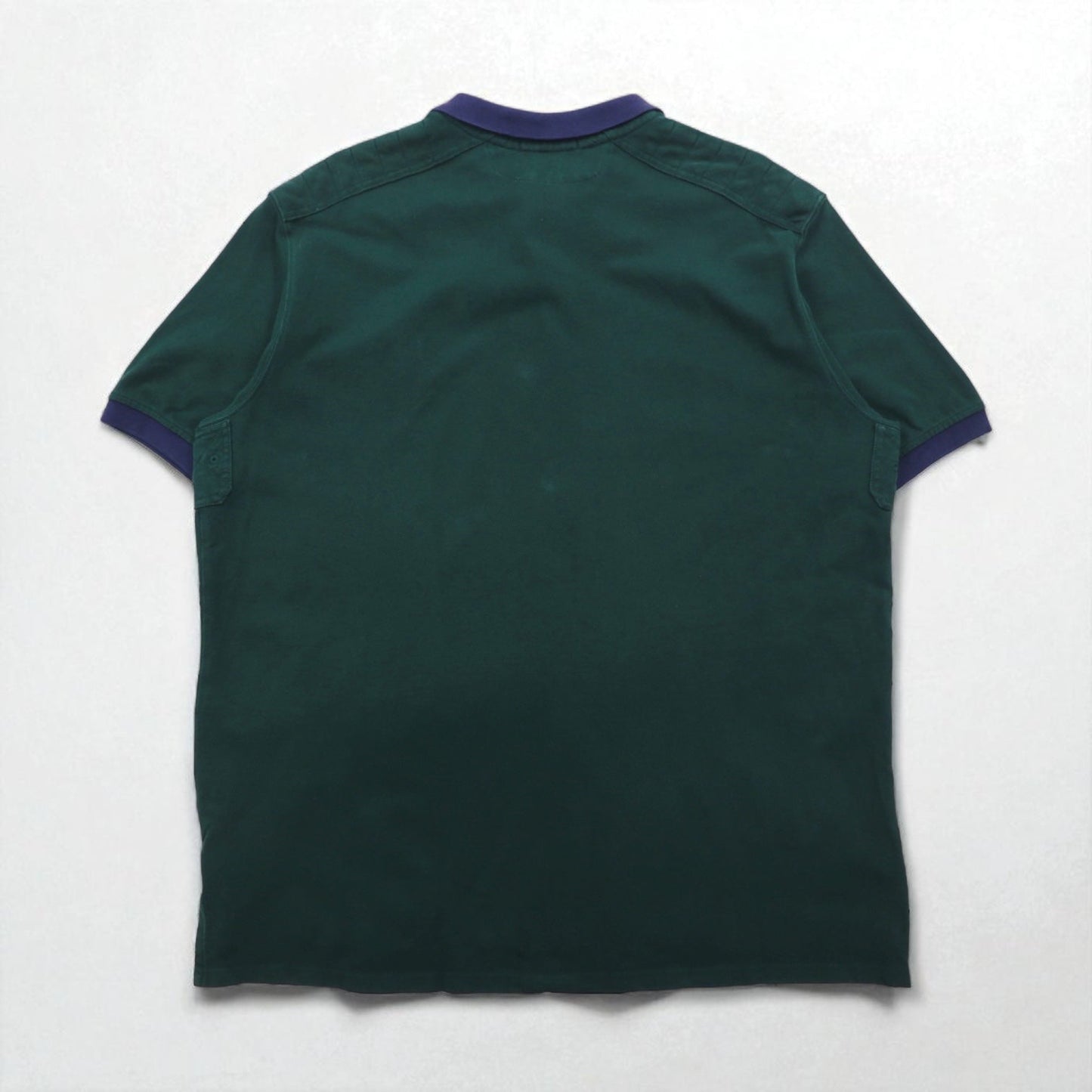 Polo by Ralph Lauren 90s Big Pony Embroidered Polo Shirt, Size 2XL, Green Cotton, Pique