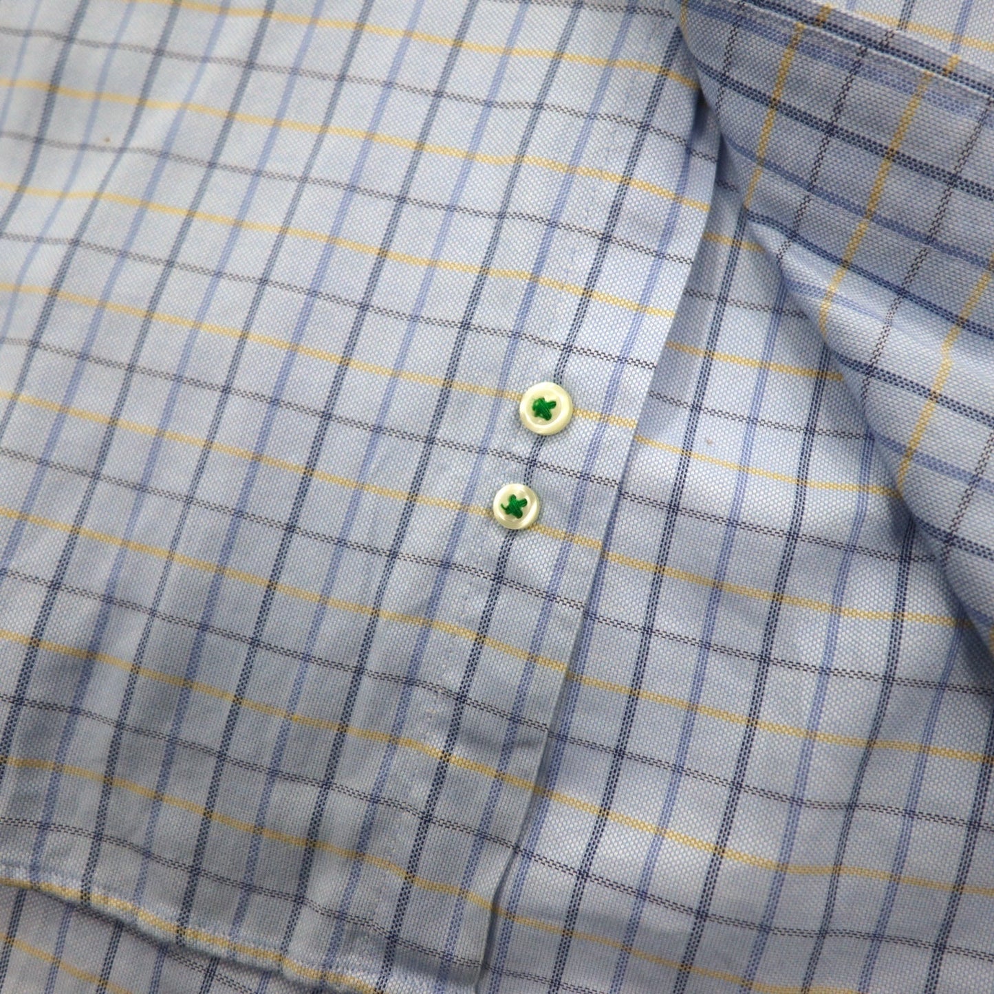 TOMMY HILFIGER 90s Oversized Button-Down Shirt, Large, Blue, Windowpane Check