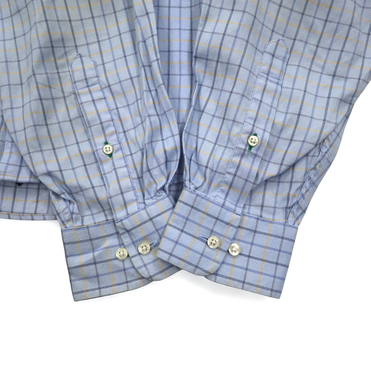 TOMMY HILFIGER 90s Oversized Button-Down Shirt, Large, Blue, Windowpane Check