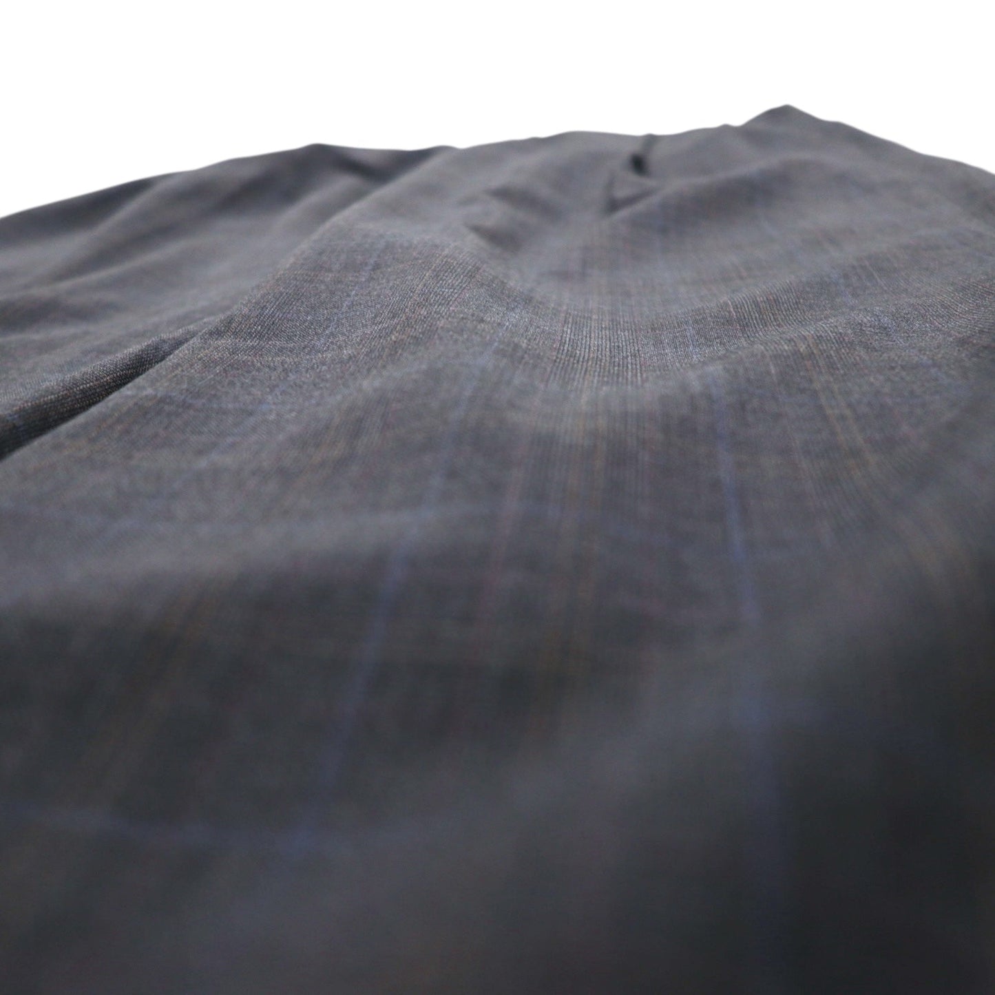 Brooks Brothers Golden Fleece Hand-Tailored 2-Pleated Wide Leg Slacks, Size L, Gray Check Wool
