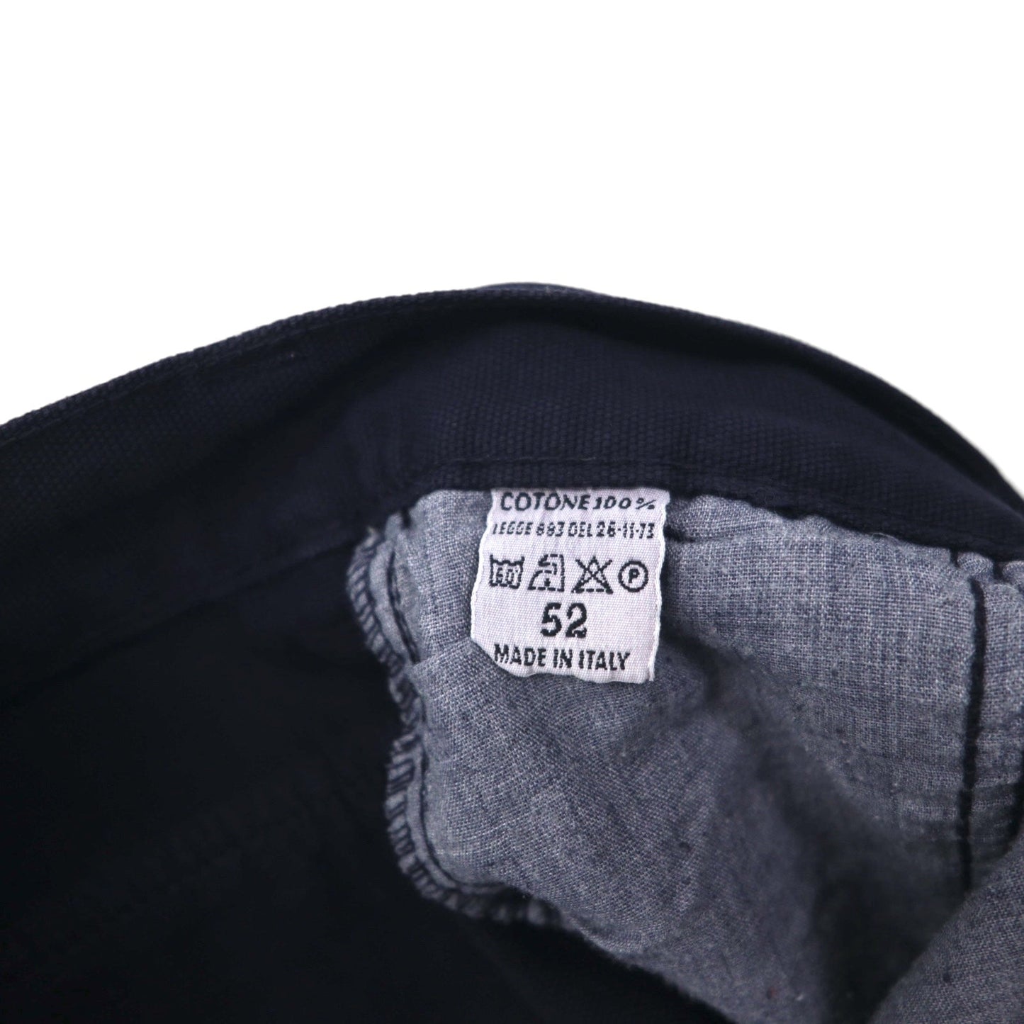 NAPAPIJRI Italian-made Utility Cargo Pants, XL, Navy Cotton, Flap Pockets
