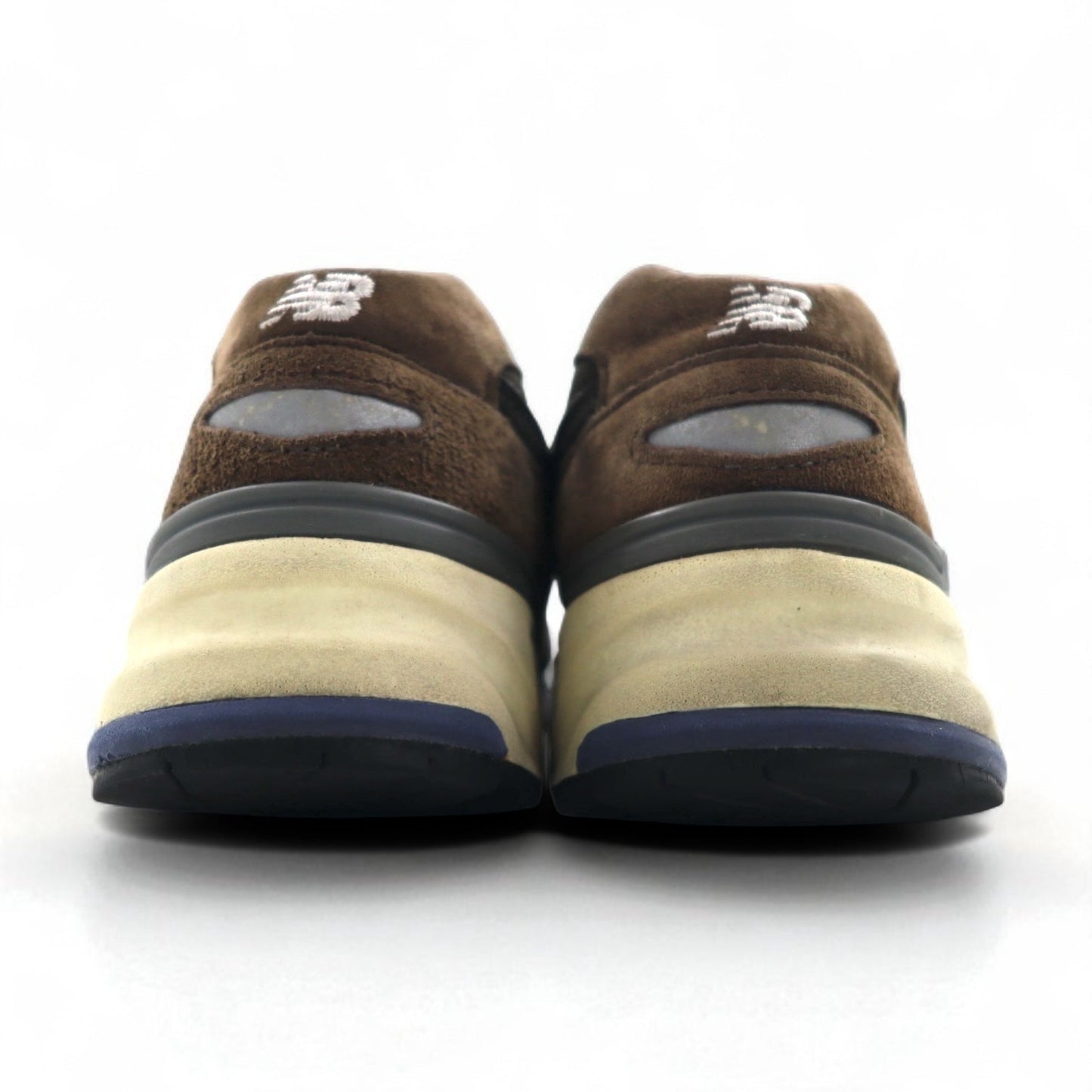 New Balance 999 Sneakers, Made in USA, Size 26.5cm, Brown Suede with ABZORB Mesh, M999NJ
