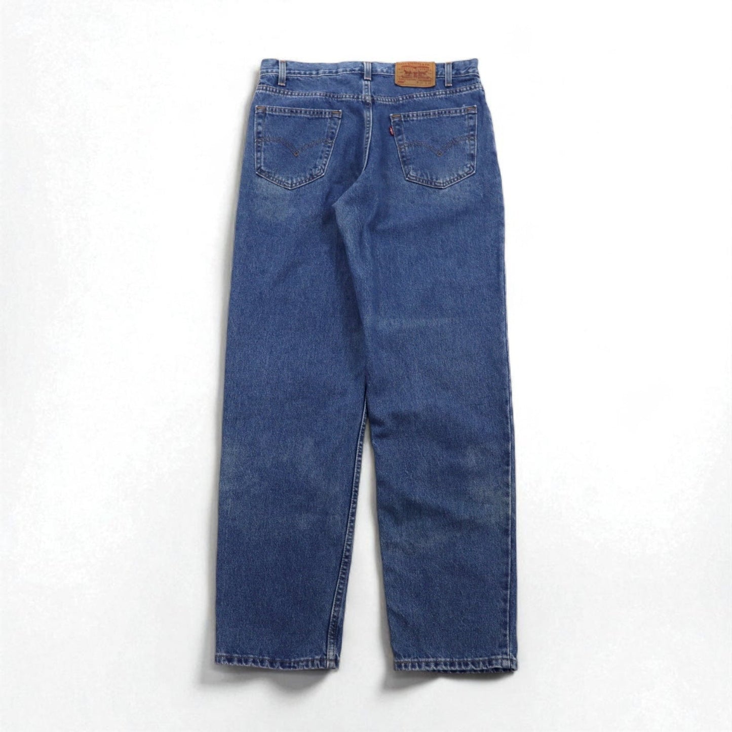 Levi's 00年代  USA製 550 バギー リラックスフィット テーパード デニムパンツ L インディゴ ブルー 00550-4891