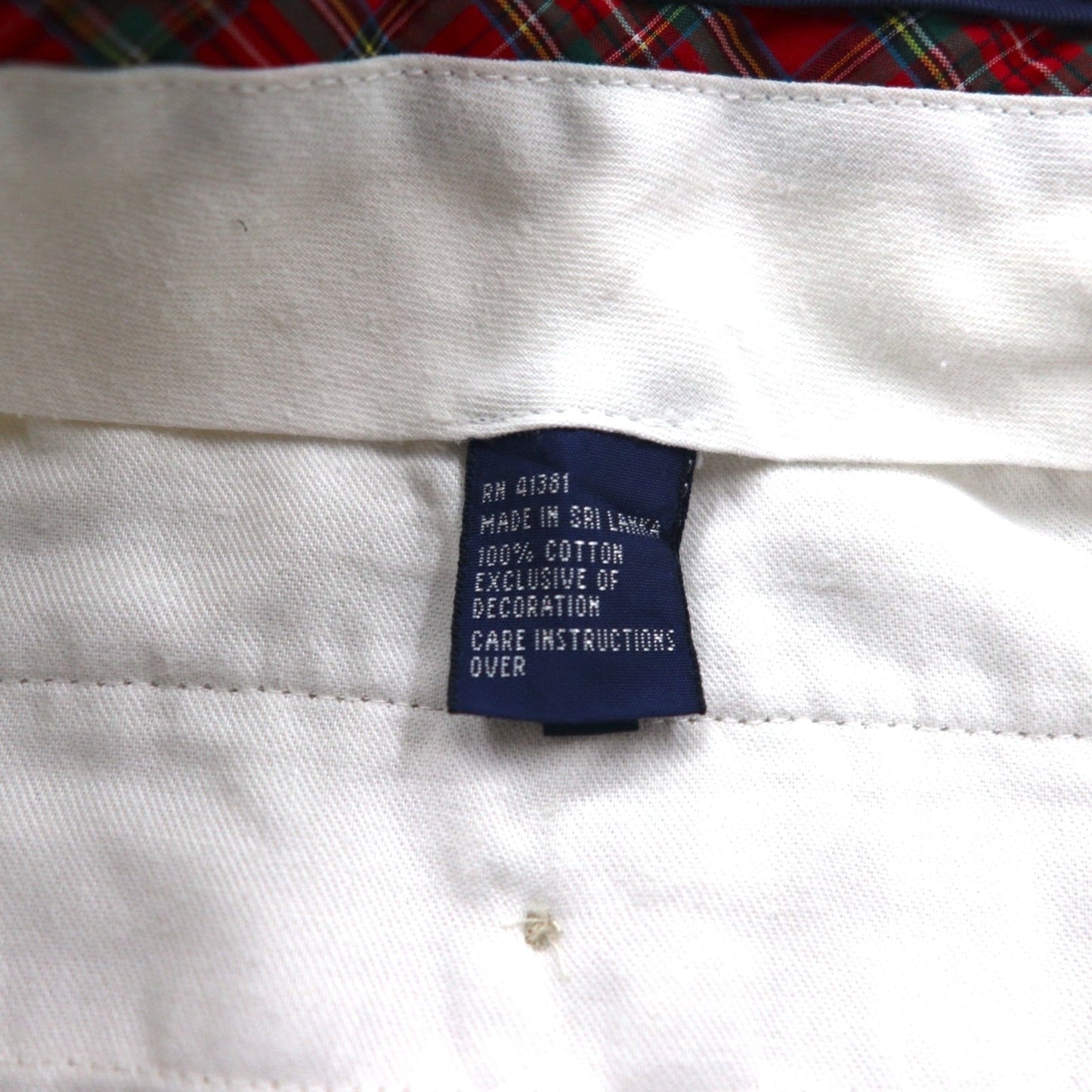 POLO GOLF RALPH LAUREN 90s Polo Chino Shorts, 2-Pleated, Beige, Cotton, Size L