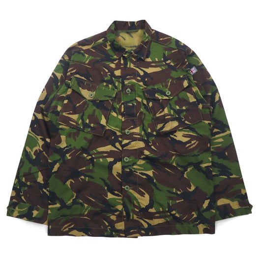British Army Combat Jacket, XXL, Khaki Camouflage Woodland Military Lightweight Jacket, Woodland DP 8415-99-503-8779