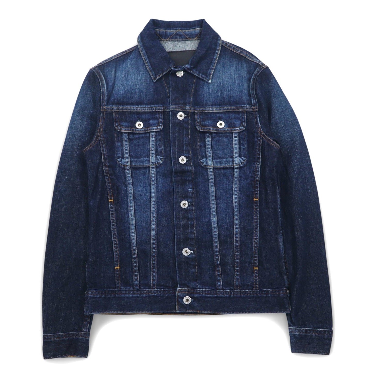 AG (ADRIANO GOLDSCHMIED) Denim Jacket, Size S, Indigo, Blue, Cotton