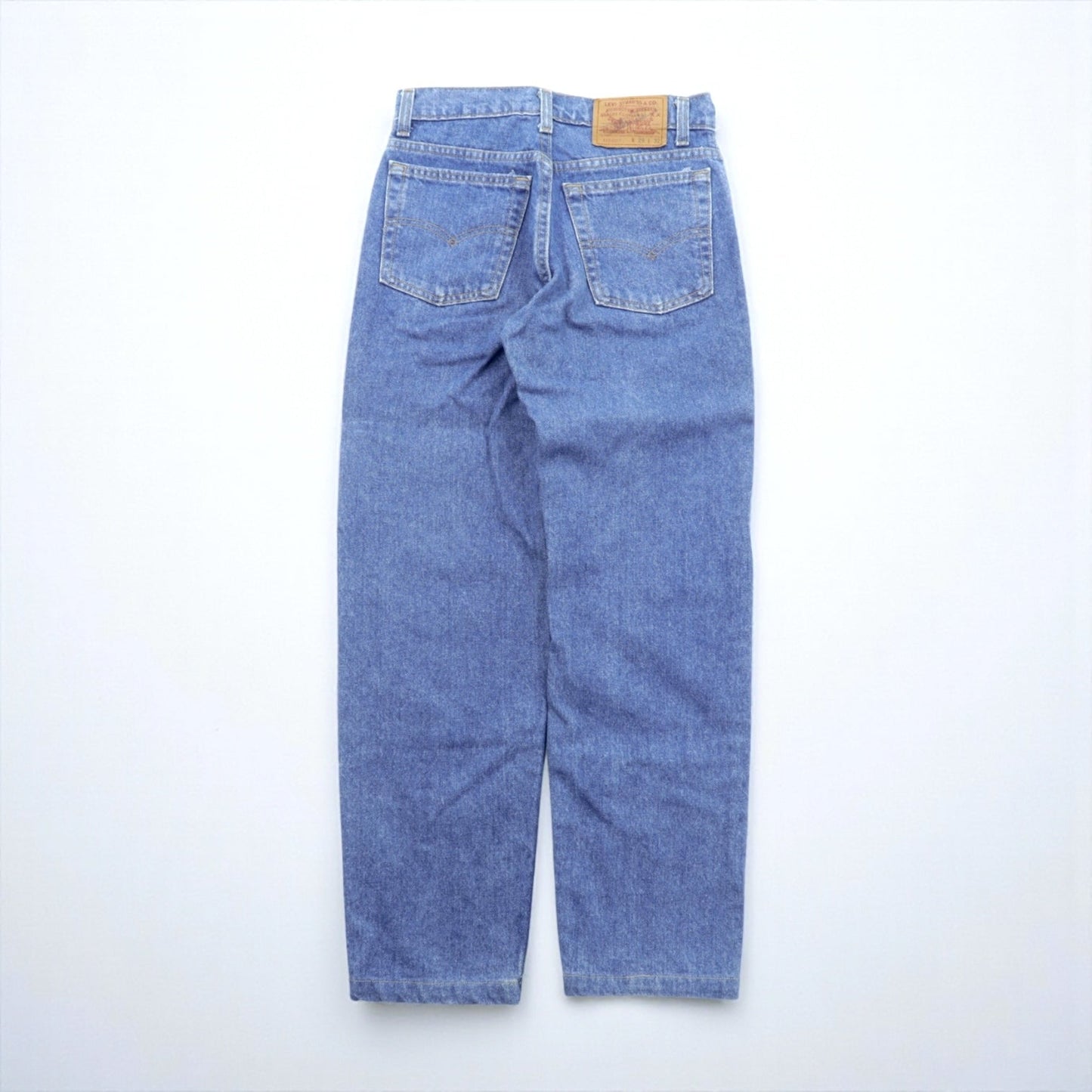 Levi's 90年代 USA製 610 テーパード デニムパンツ ジーンズ S インディゴ 610-0217 ボタン裏525