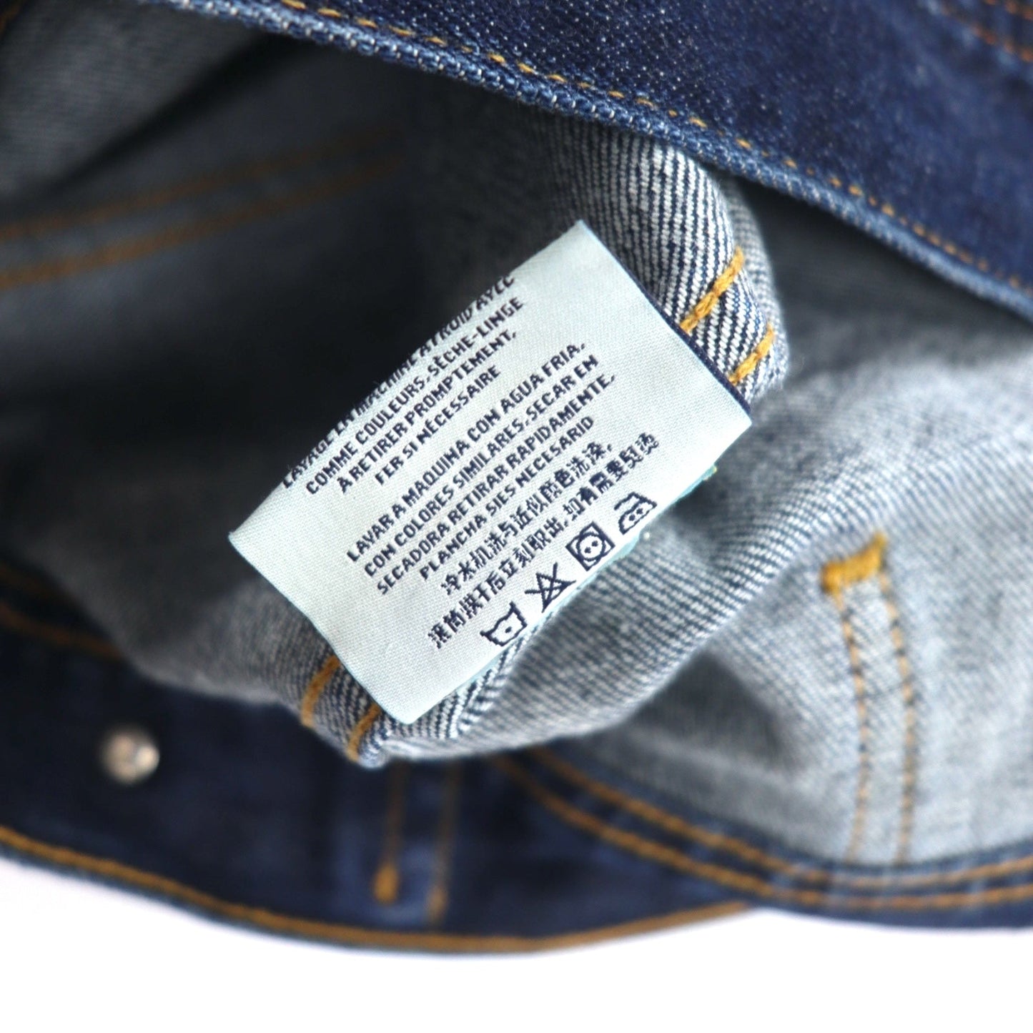 AG (ADRIANO GOLDSCHMIED) Denim Jacket, Size S, Indigo, Blue, Cotton